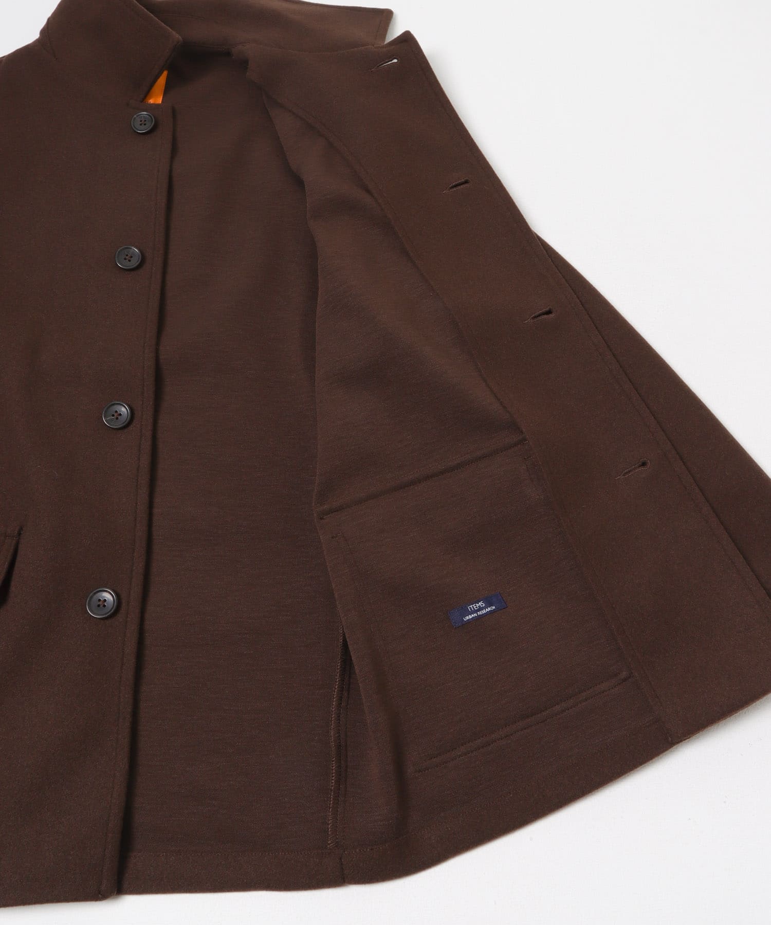 360°stretch ショートコート D.BRN M