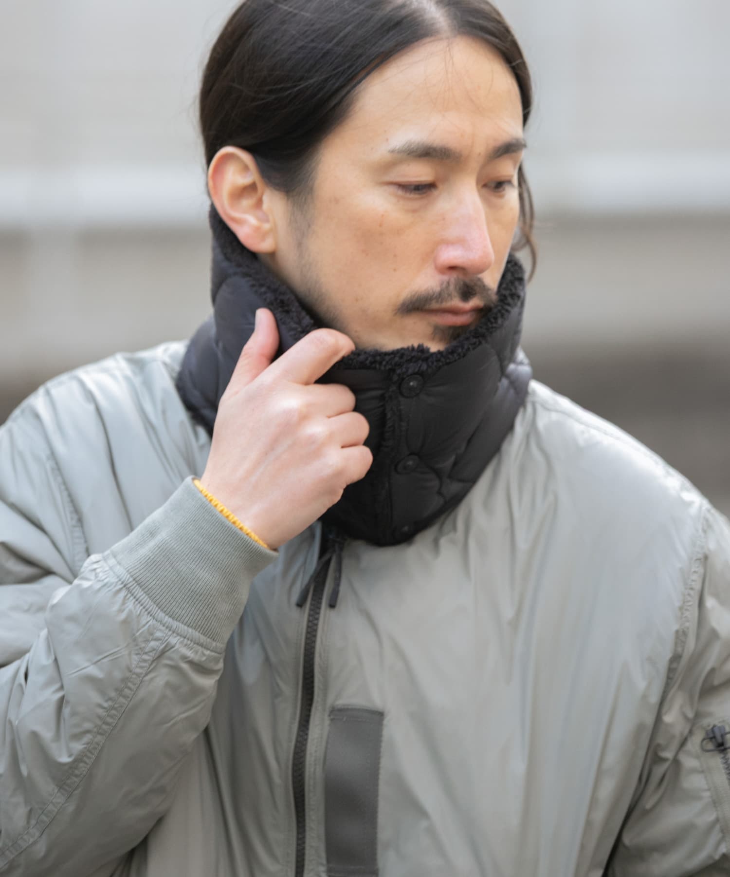 TAION　Reversible Down Neck Warmer