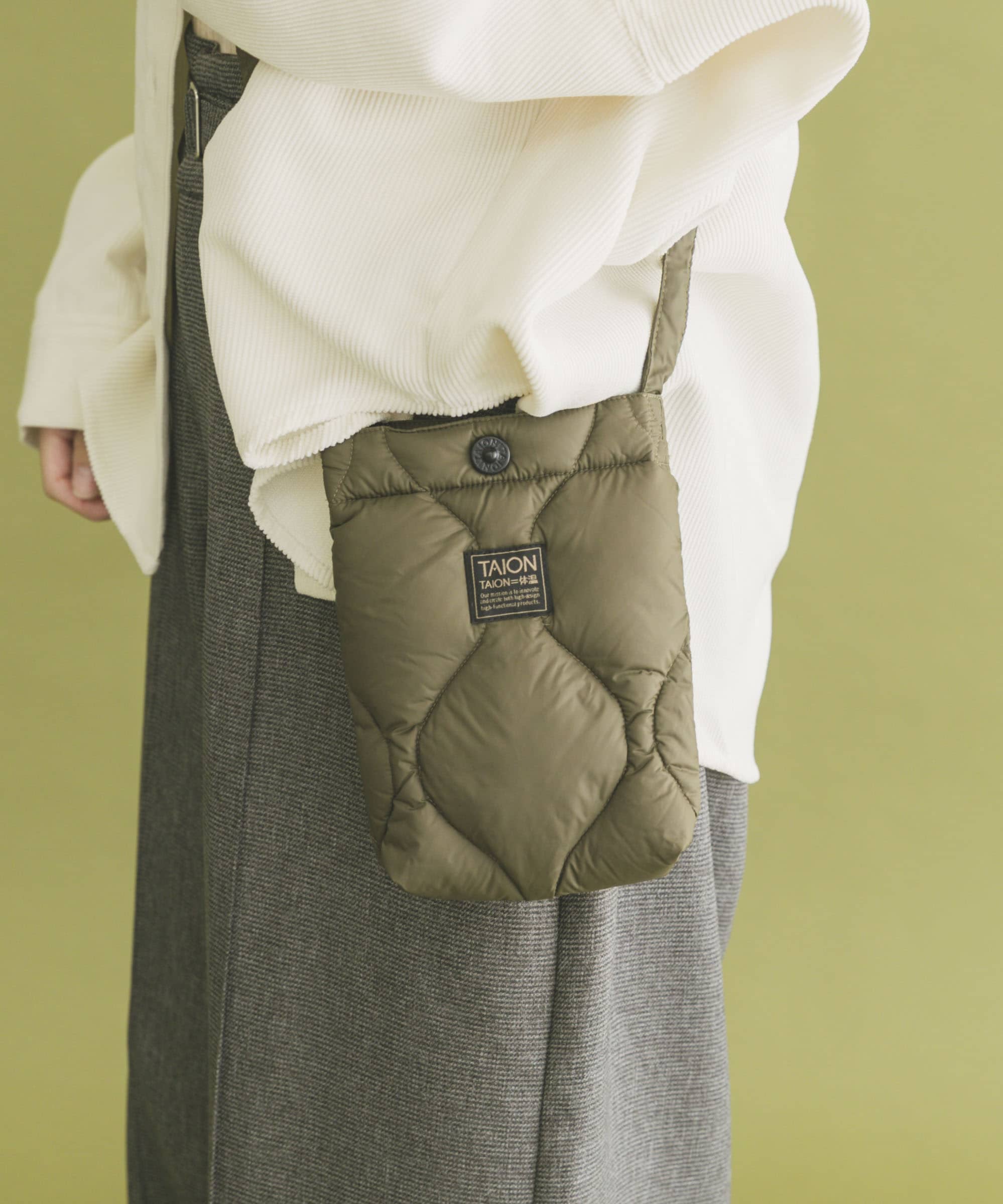 TAION　Cross Body Down Bag -S