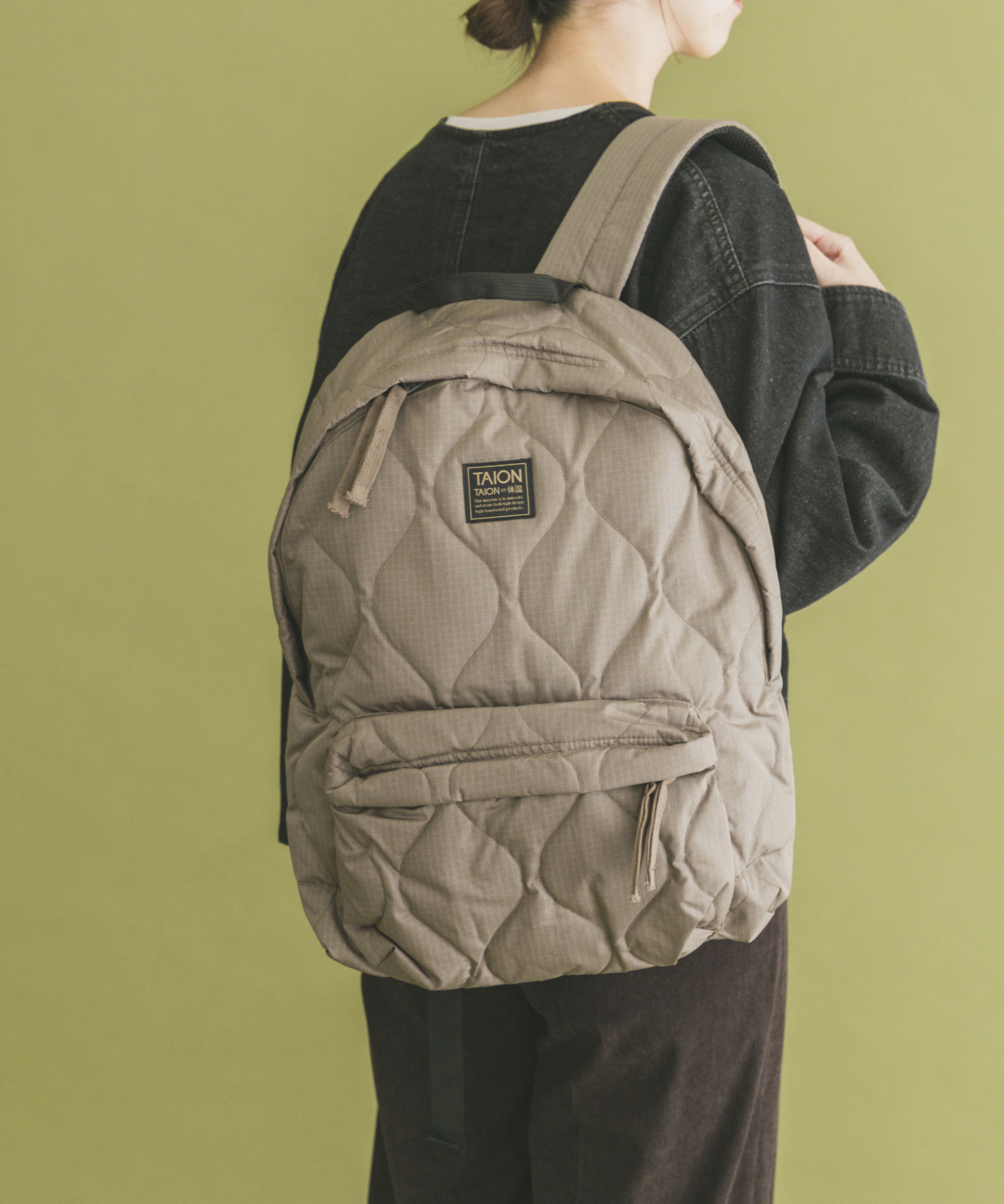 TAION　Military Down Back Pack D.KHK -