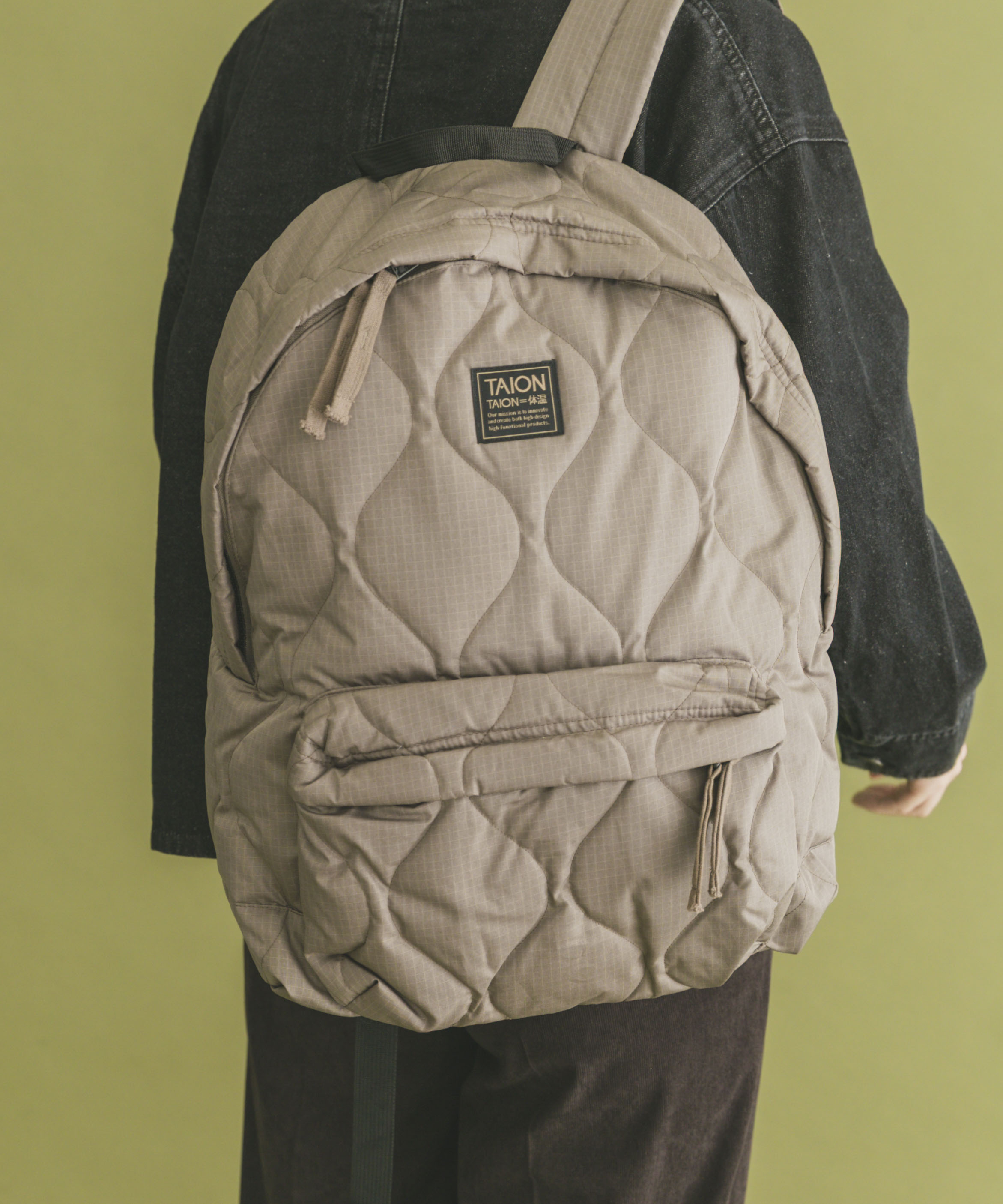 TAION　Military Down Back Pack D.KHK -