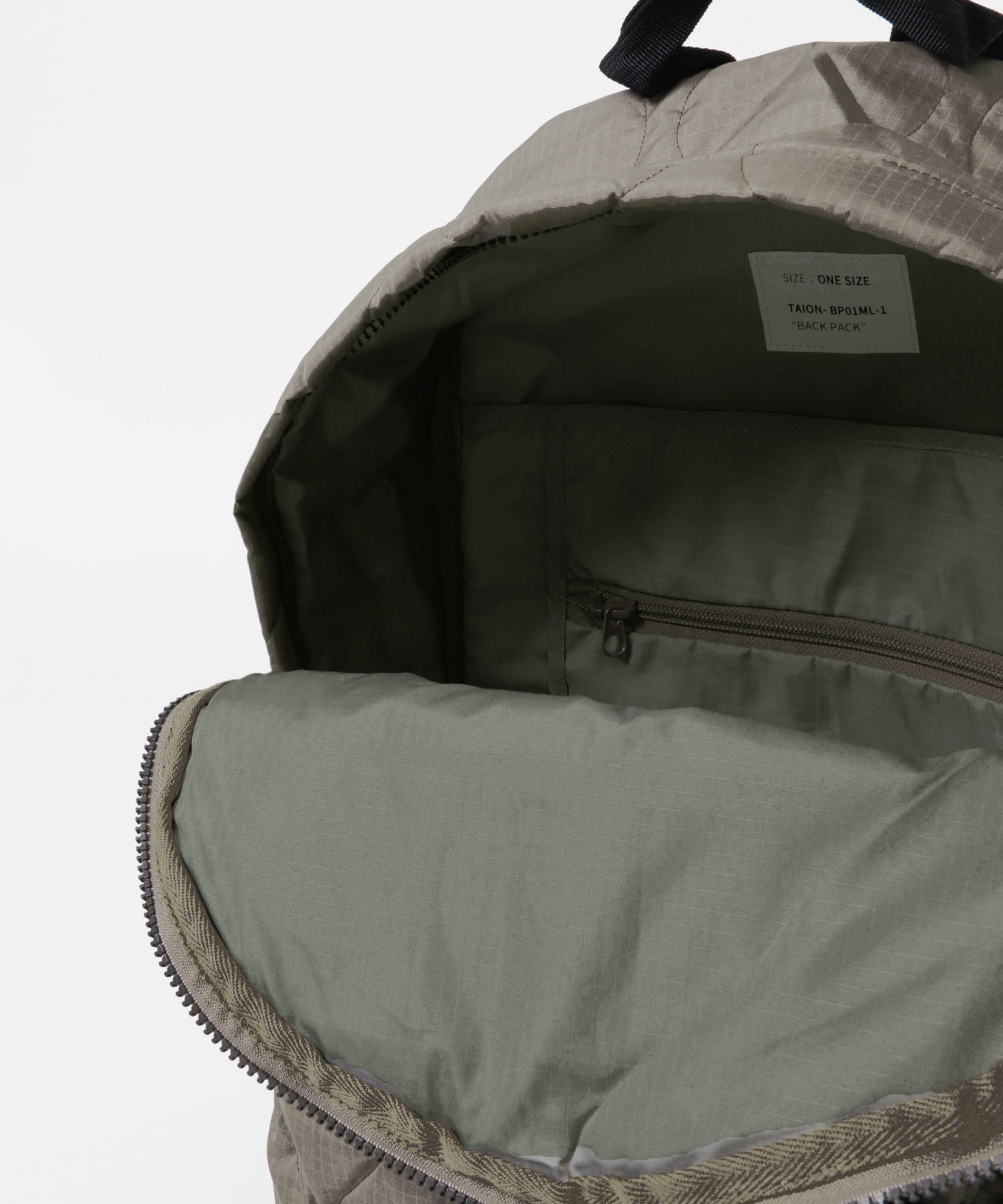 TAION　Military Down Back Pack D.KHK -