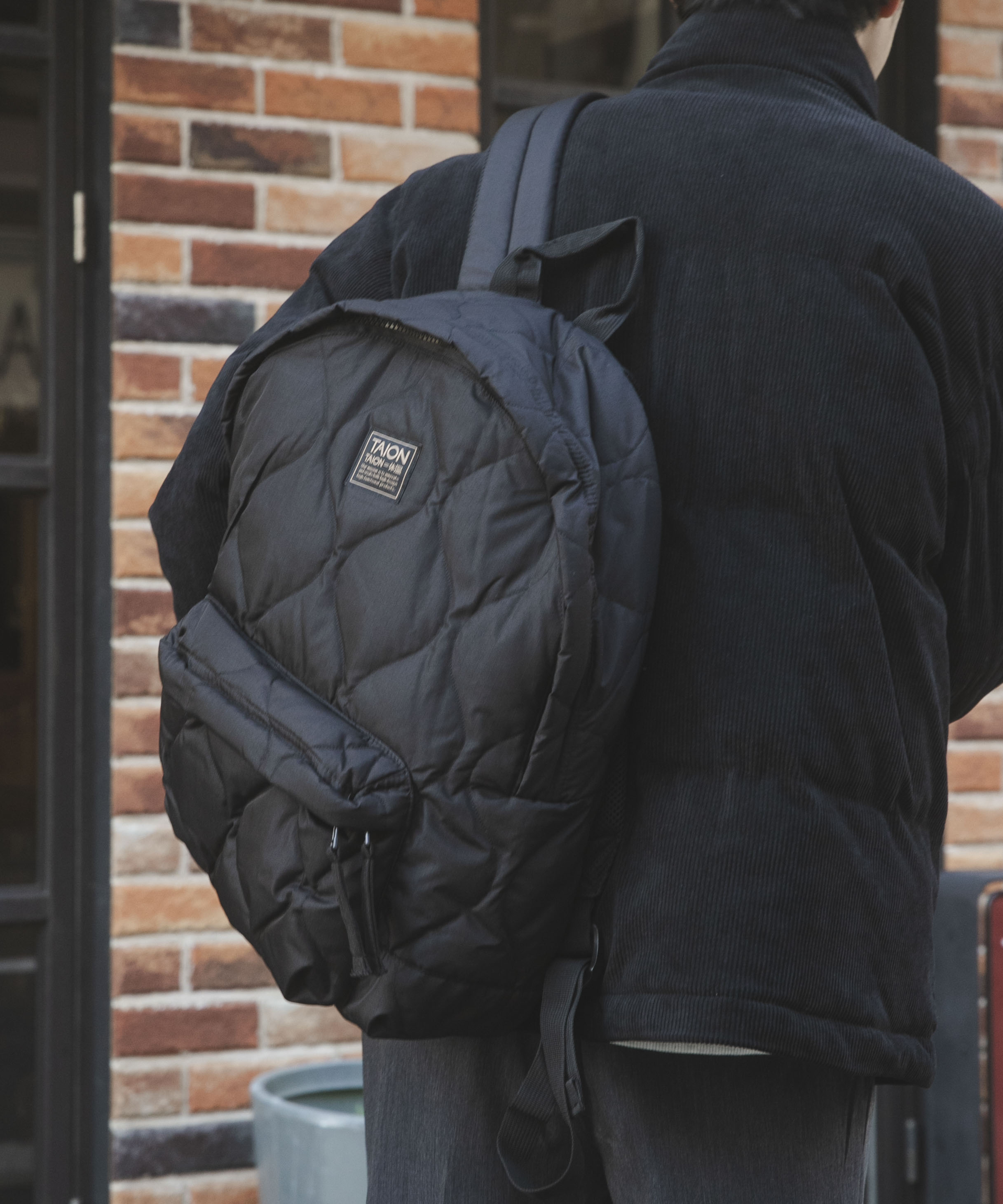 TAION　Military Down Back Pack BLK -