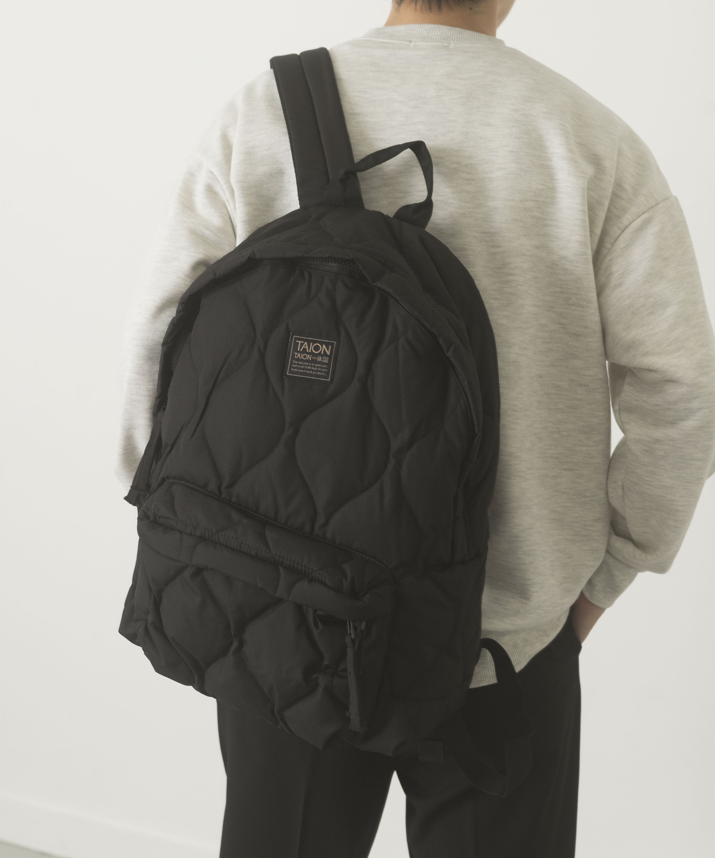 TAION　Military Down Back Pack BLK -