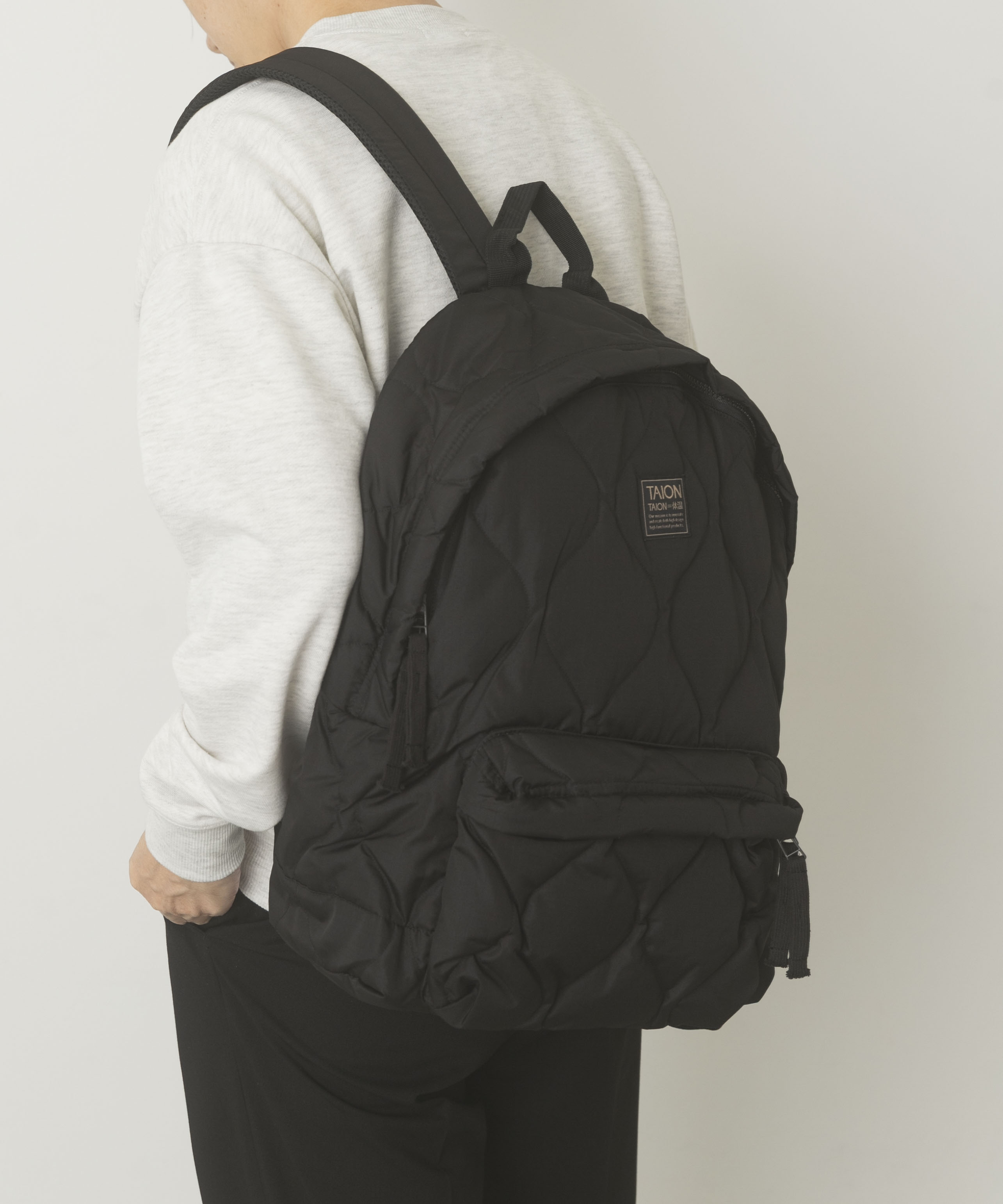 TAION　Military Down Back Pack BLK -