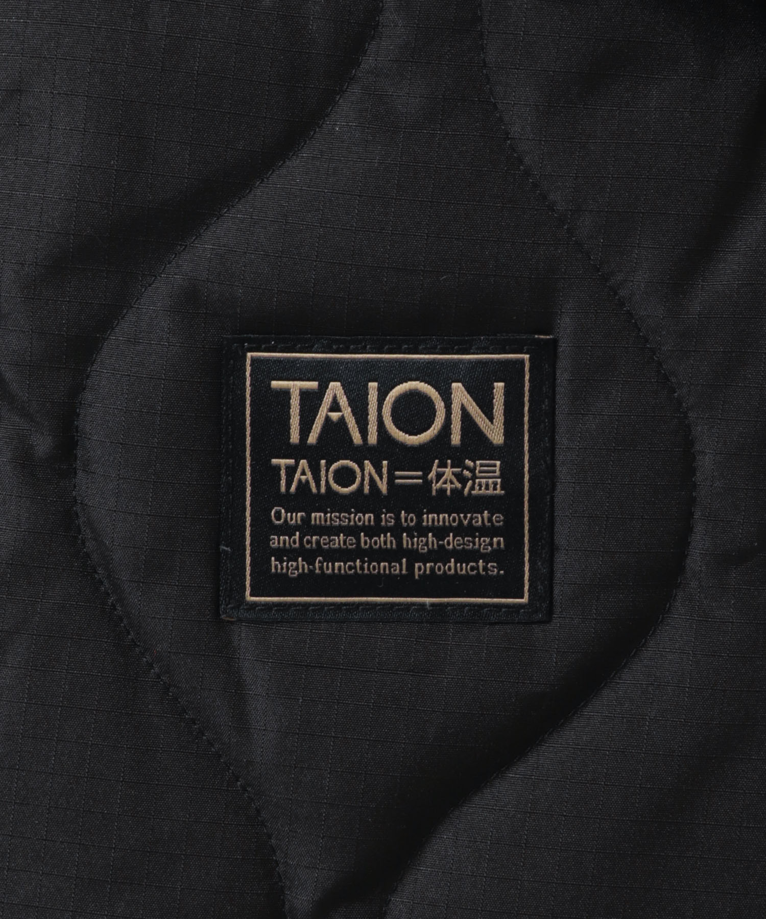 TAION　Military Down Back Pack BLK -