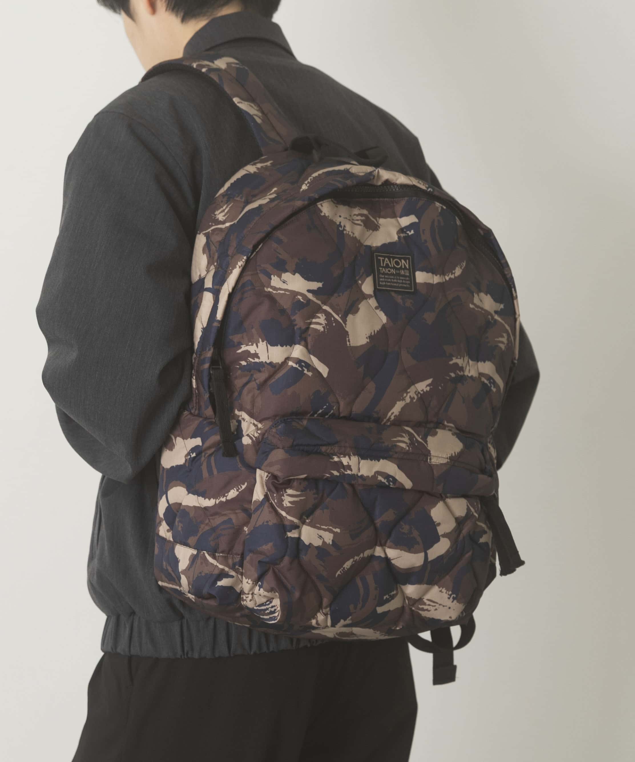 TAION　Military Down Back Pack PAINT CAMO -