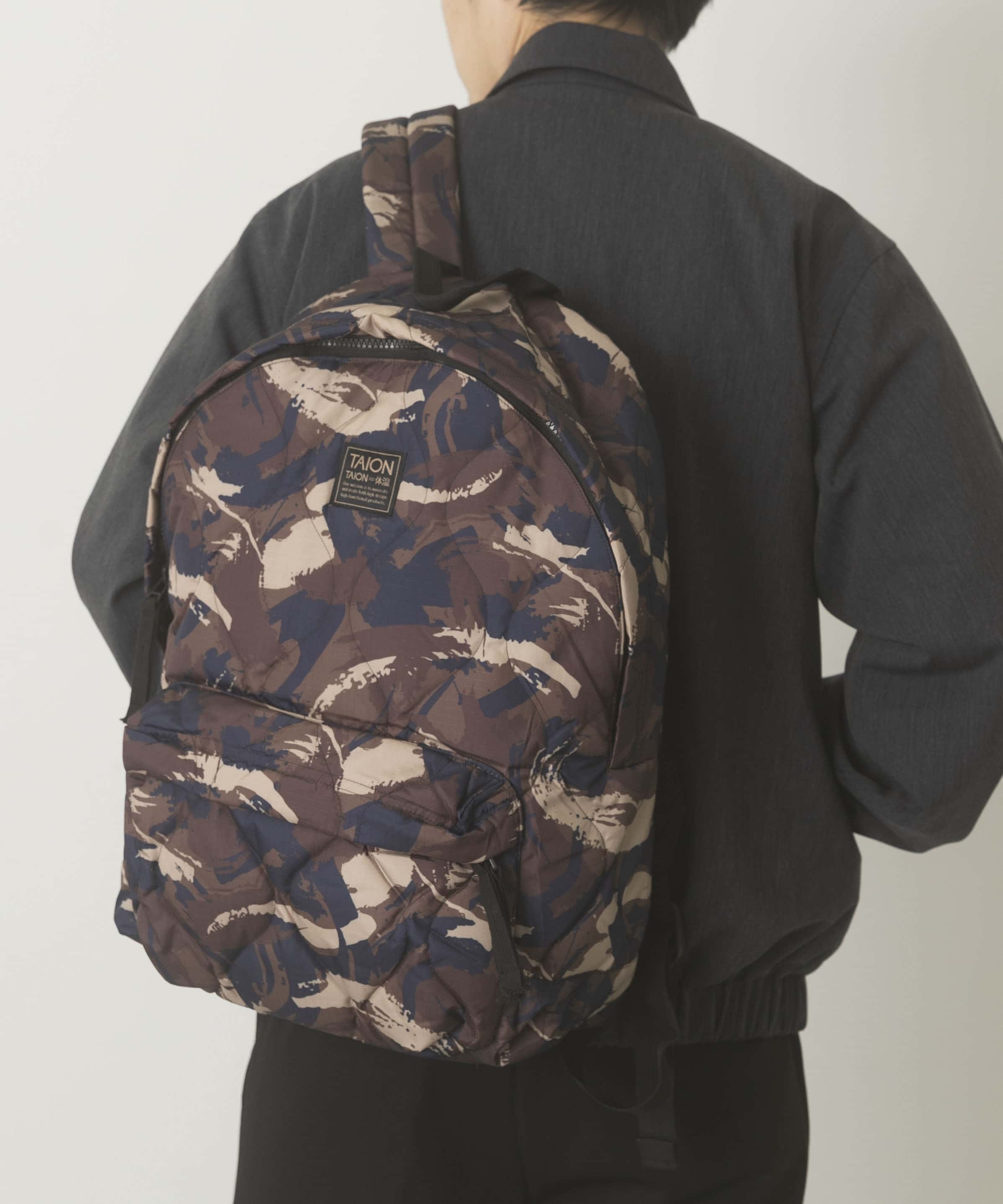 TAION　Military Down Back Pack PAINT CAMO -
