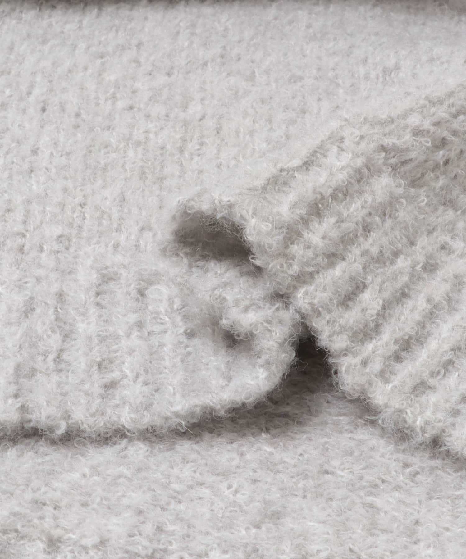 ネップミックスポロニット GRY Free