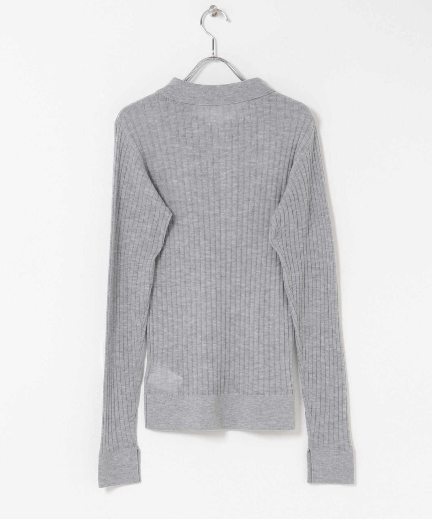 シアーリブポロニット GRY FREE