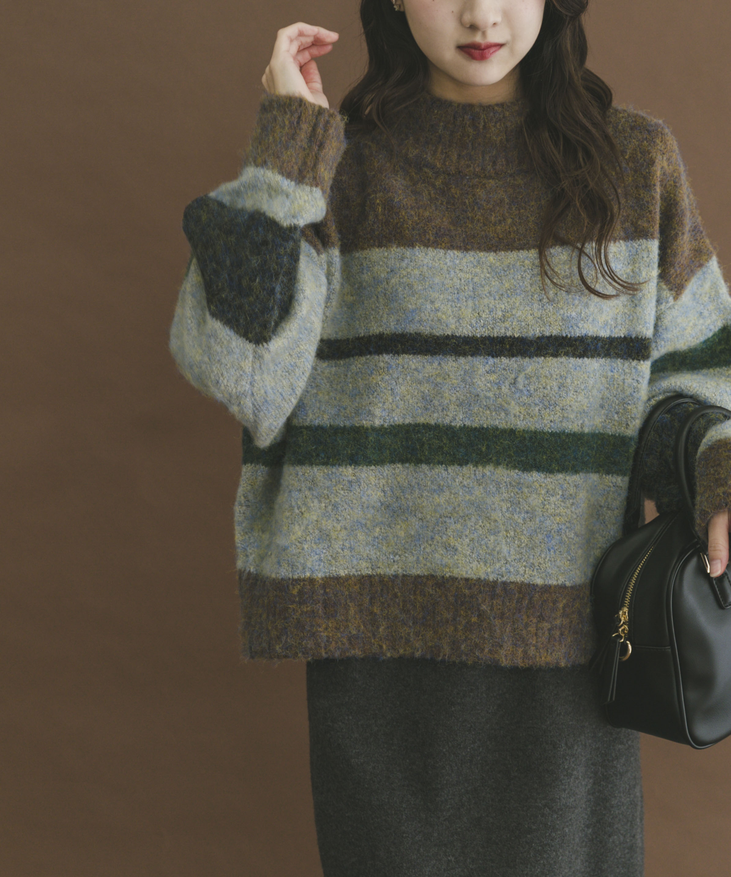 マルチボーダーニット