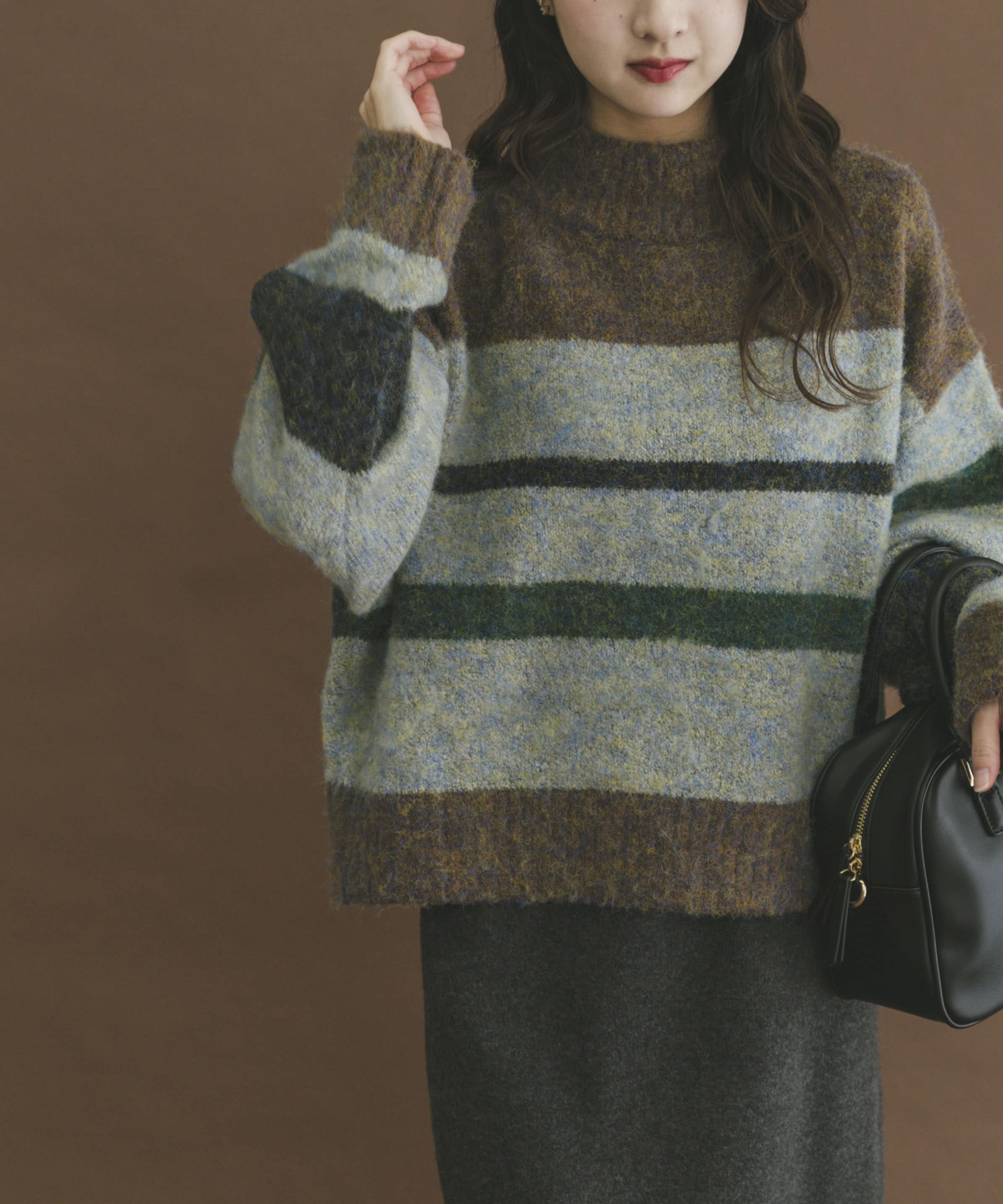 マルチボーダーニット