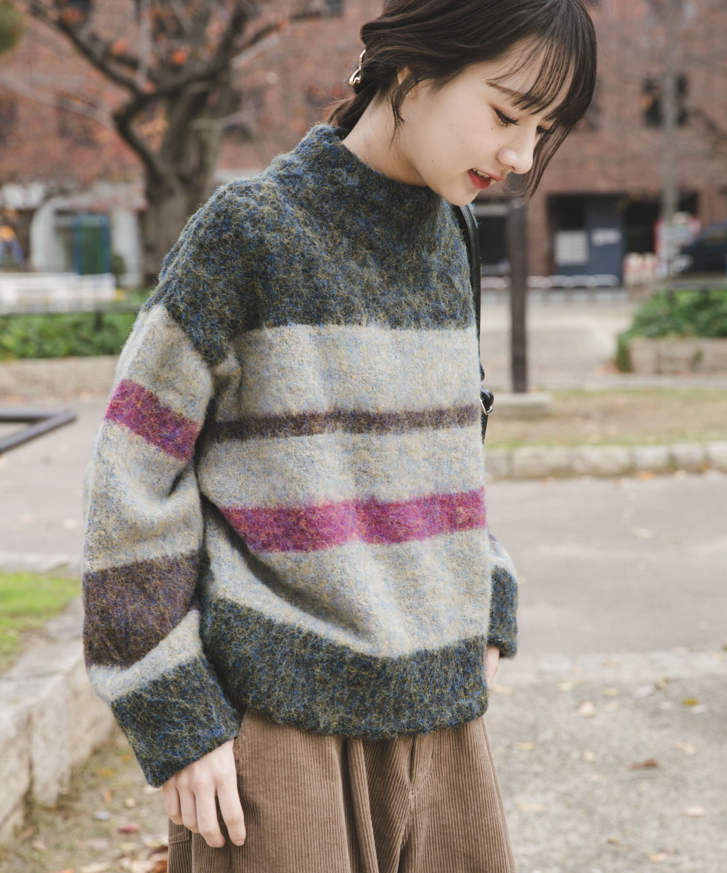 マルチボーダーニット