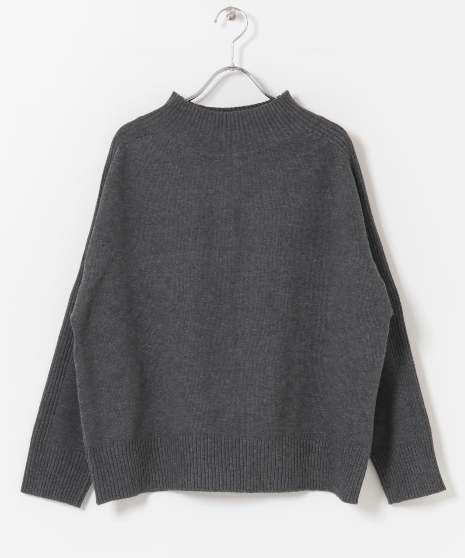 ショルダーリブハイネックニット CHA FREE