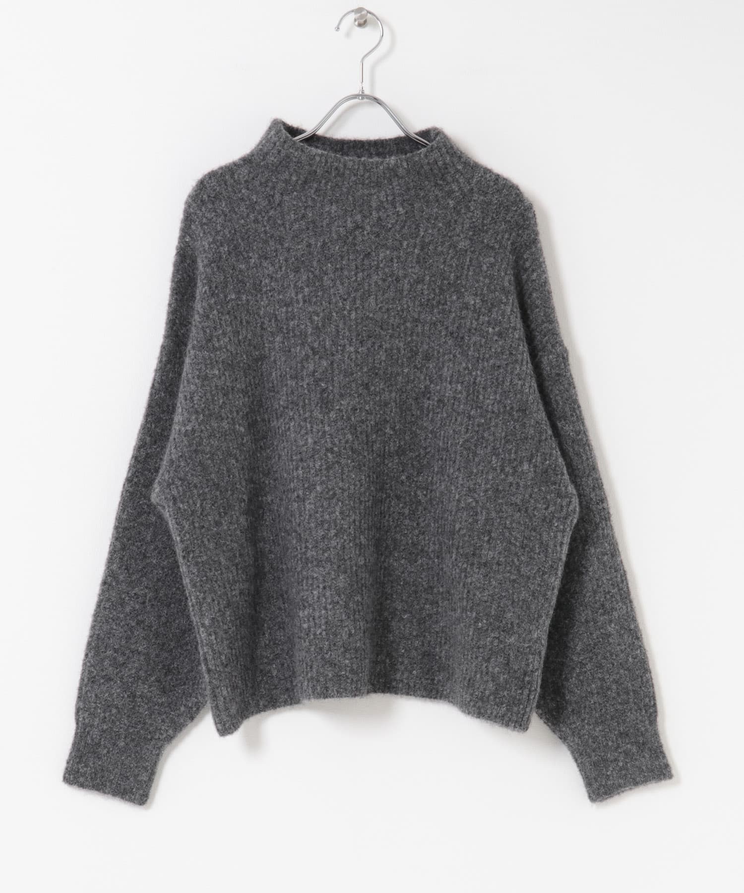 フワフワボトルネックニット CHA Free