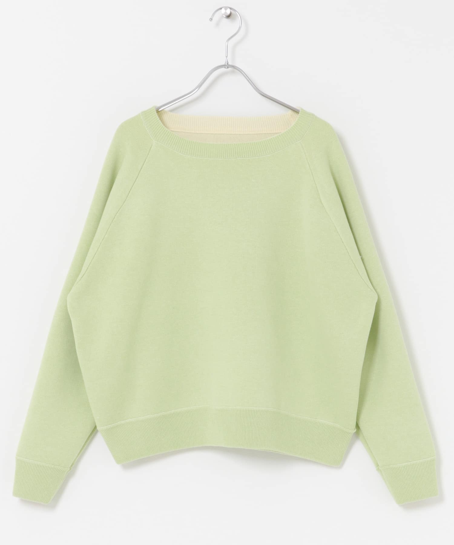 ラグランスリーブリバーシブルニット IVO×MELON Free