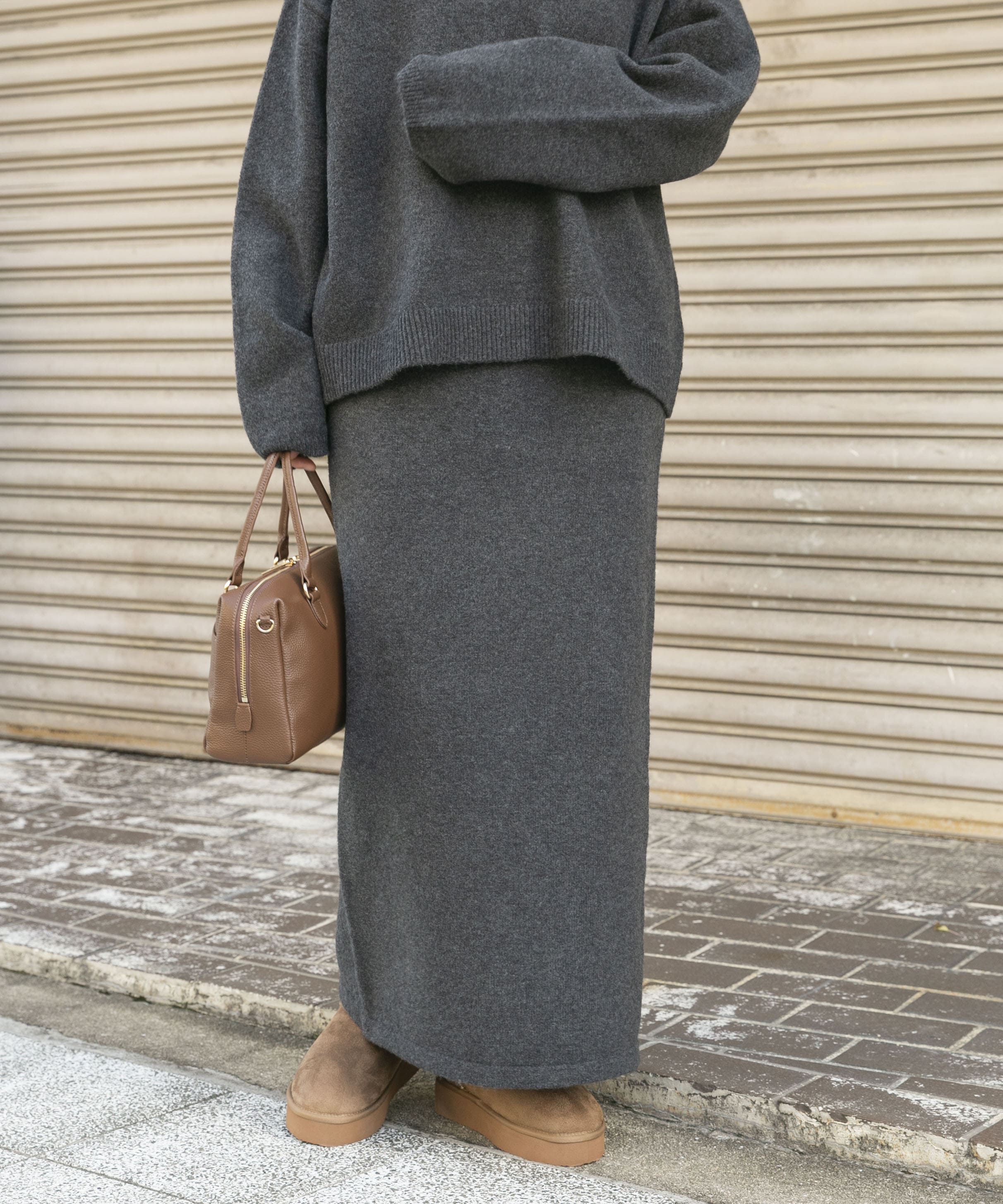 ニットロングスカート