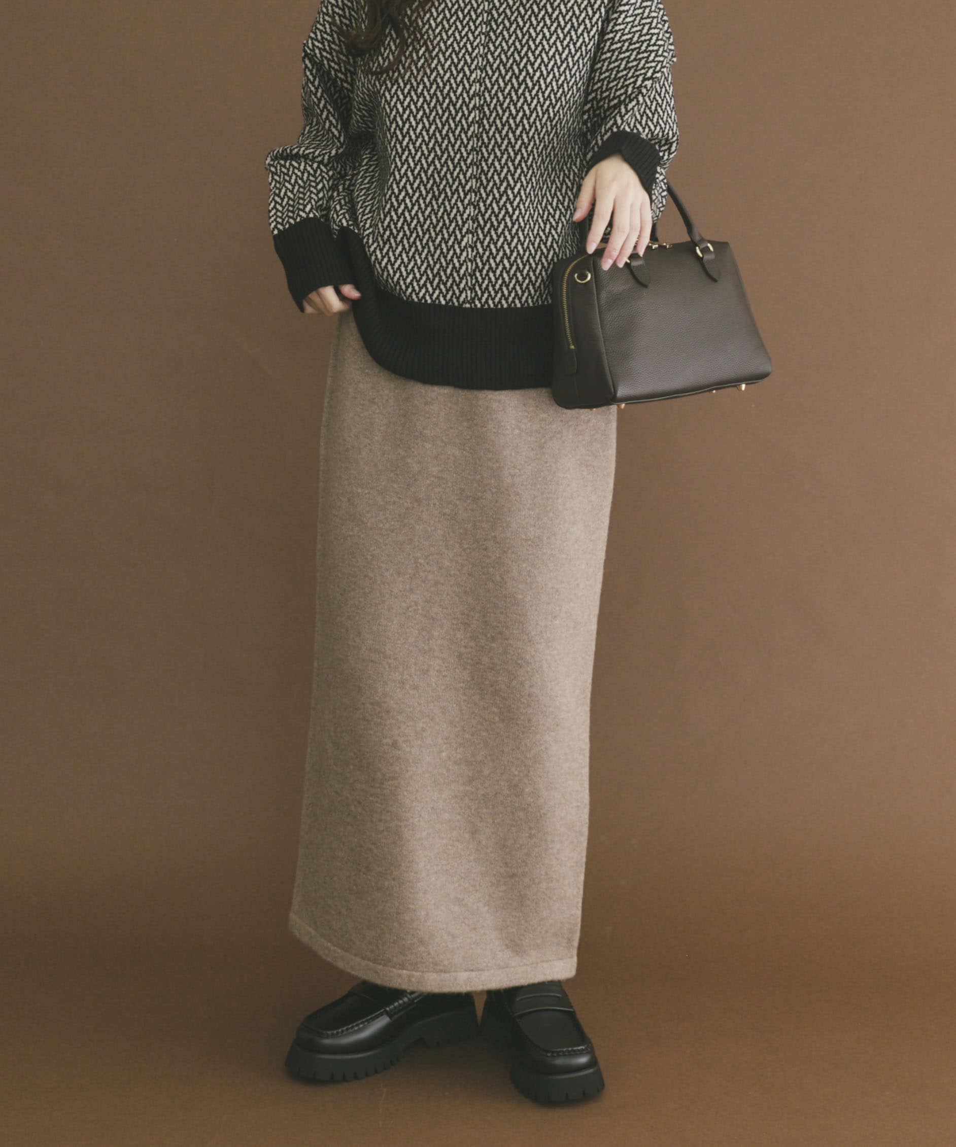 ニットロングスカート