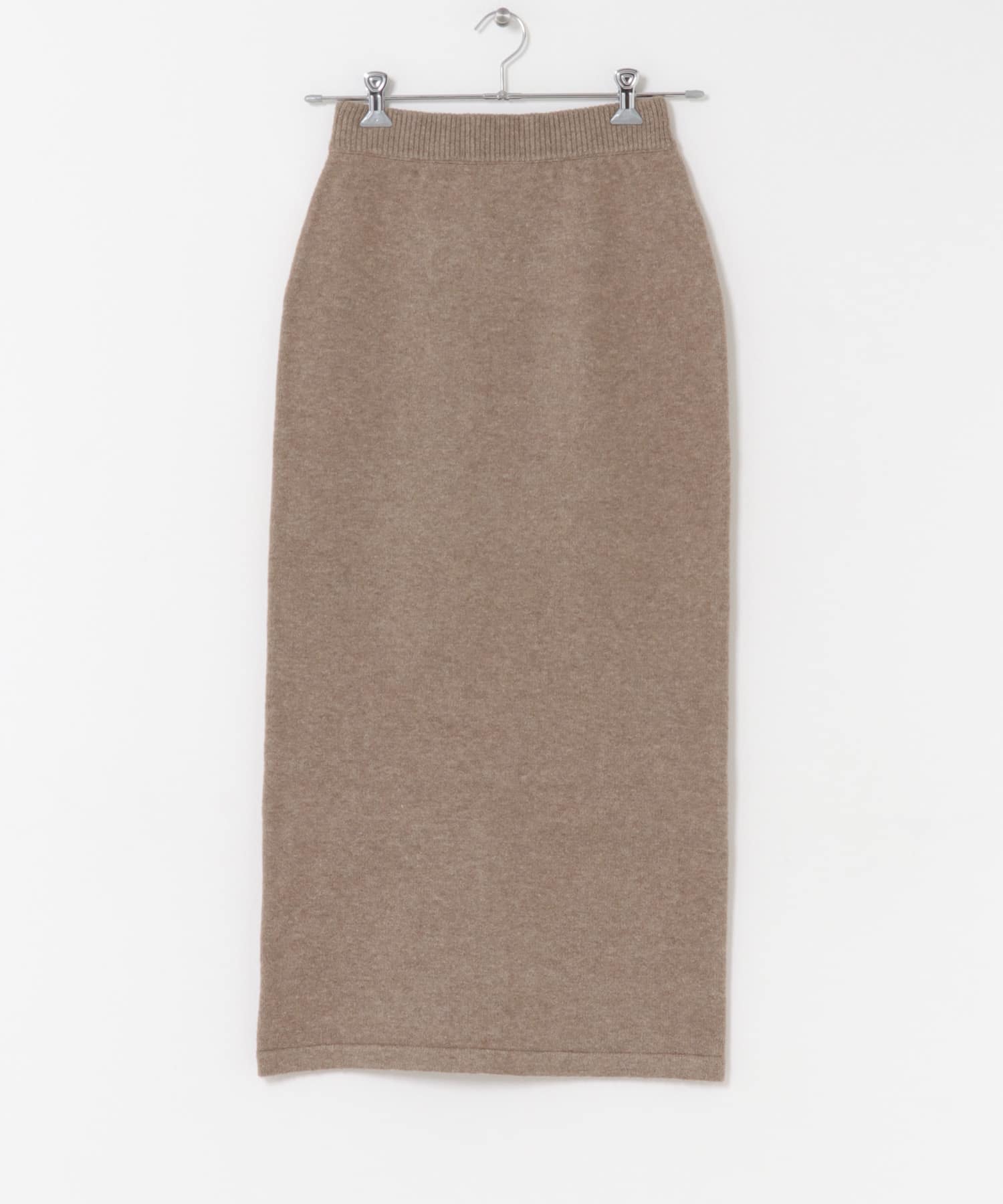 ニットロングスカート BEG Free