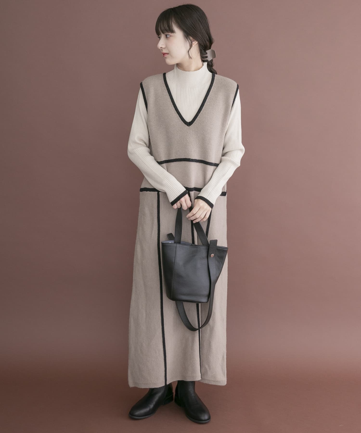 THE NORTH FACE PURPLE LABEL 65/35 Field Jumper Dress(S A GRAY