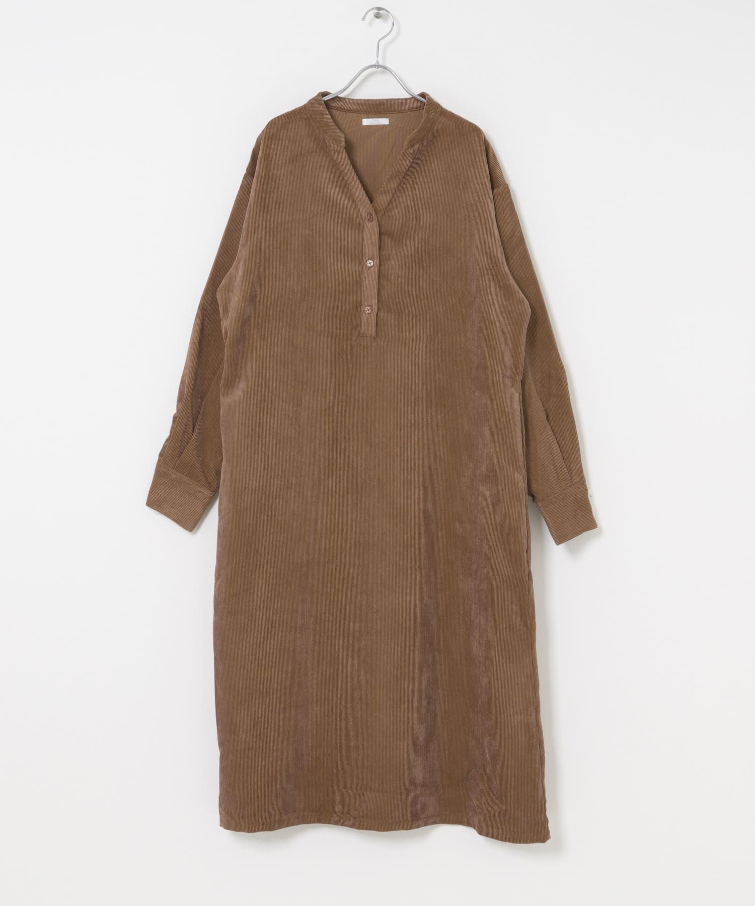 ライトコーデュロイスキッパーワンピース
