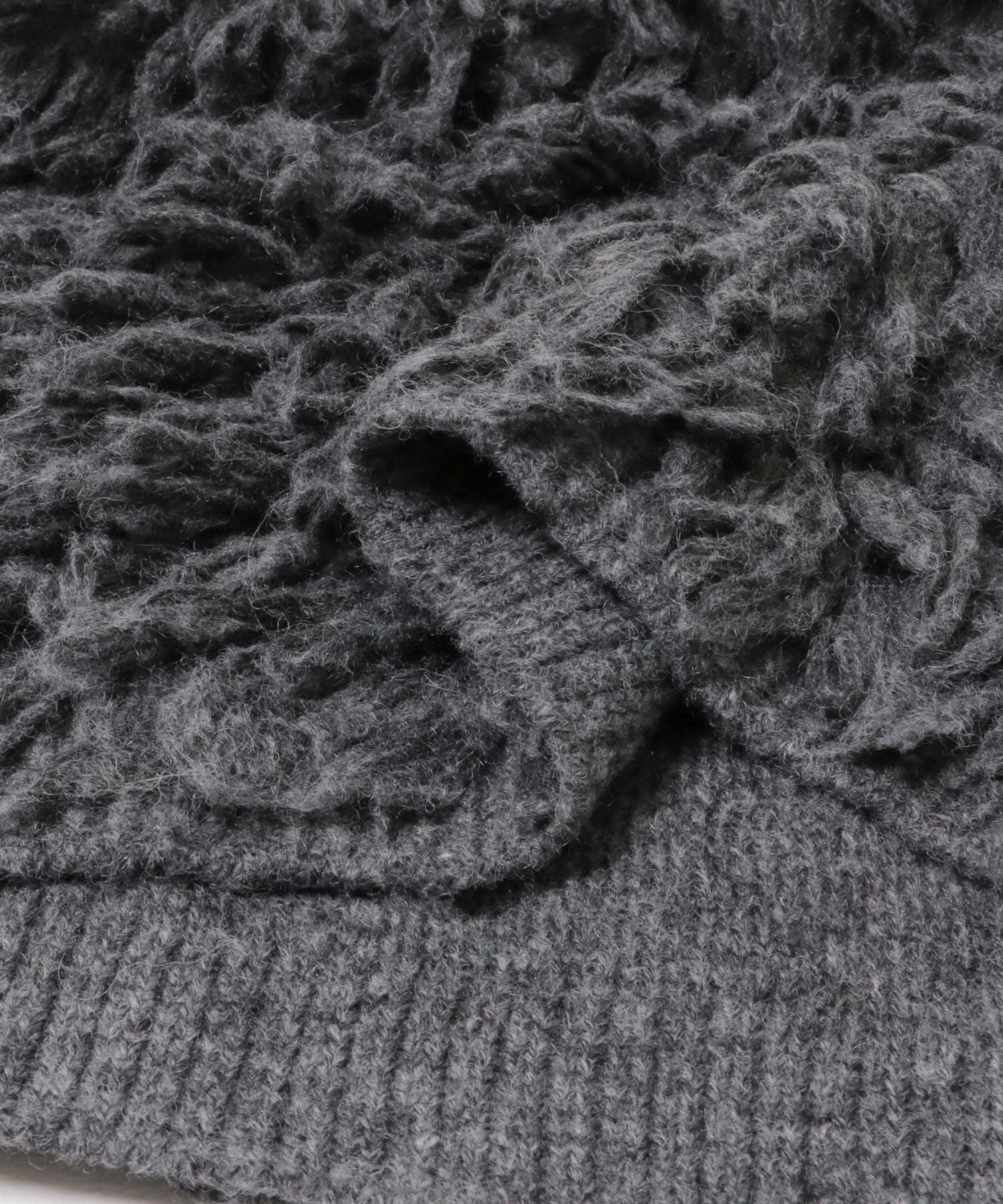 ループニットベストセットワンピース GRY Free