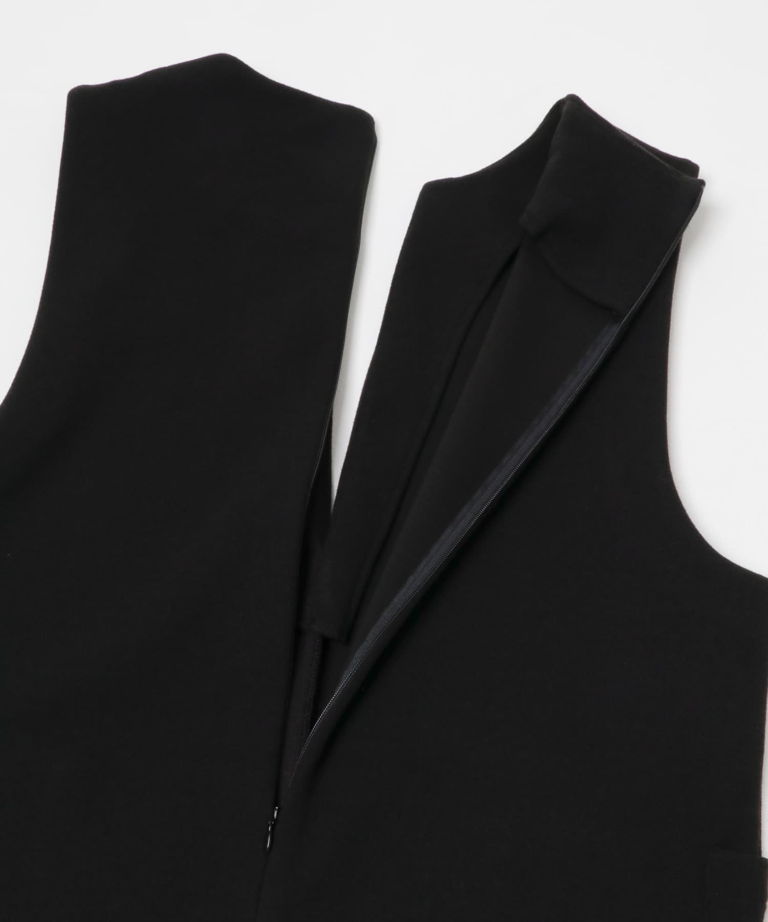 ジャージメルトンジャンパースカート BLK Free