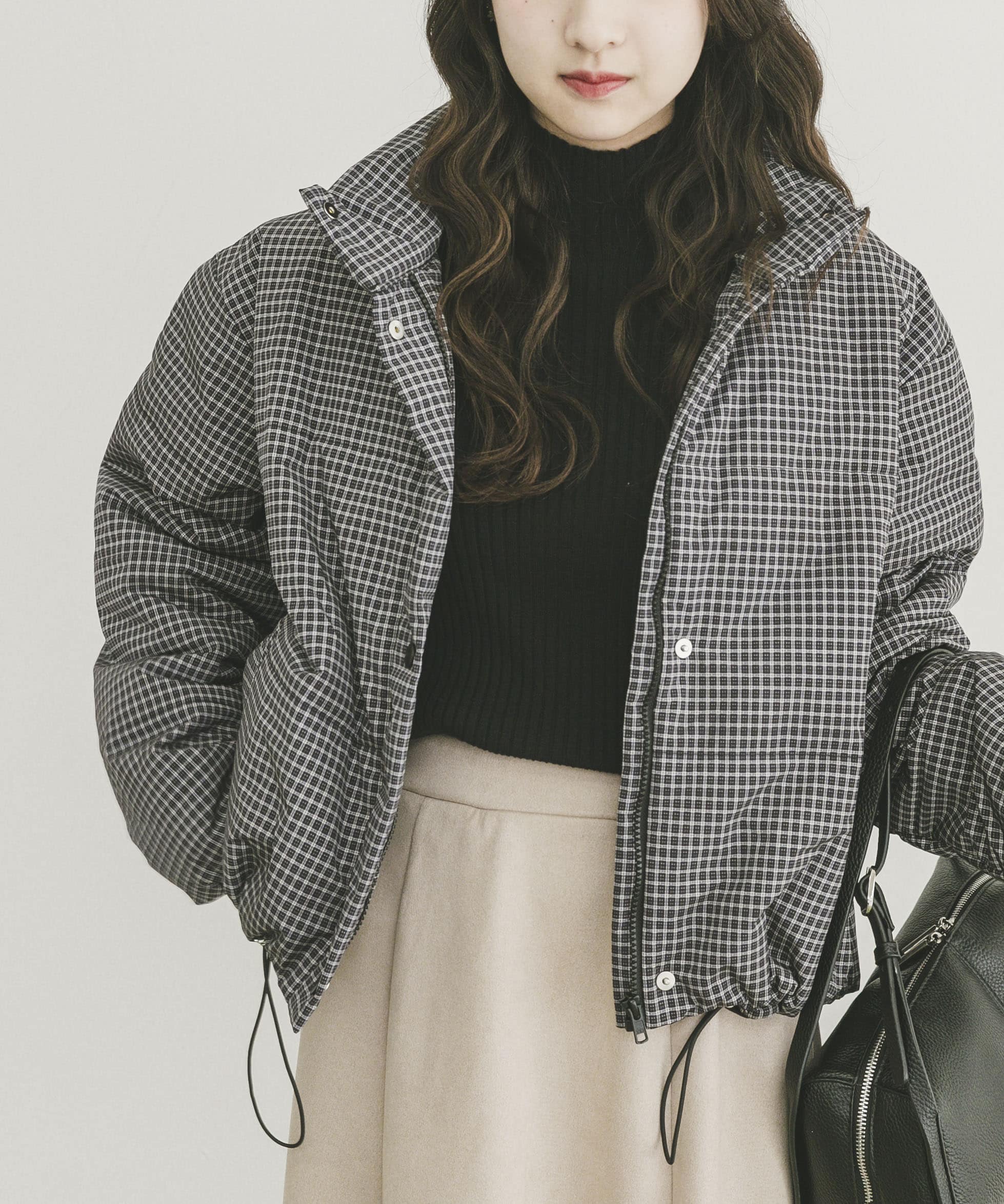 中綿クロップドジャケット