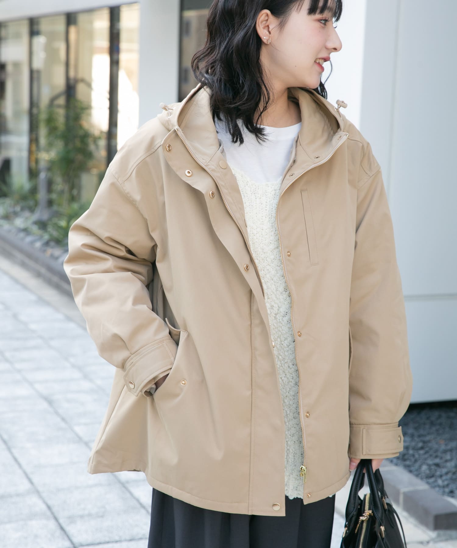 キルトライナー付きマウンテンパーカー