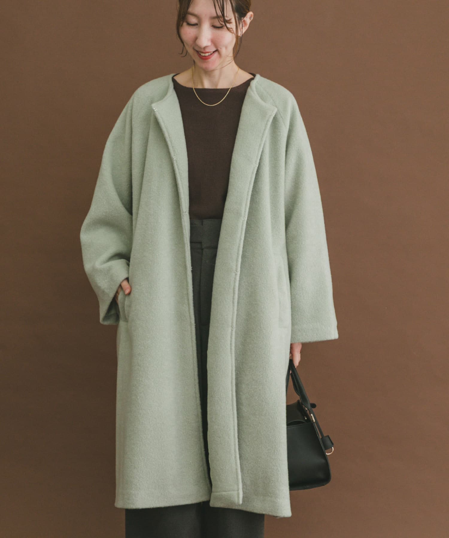 シャーベットカラーコート