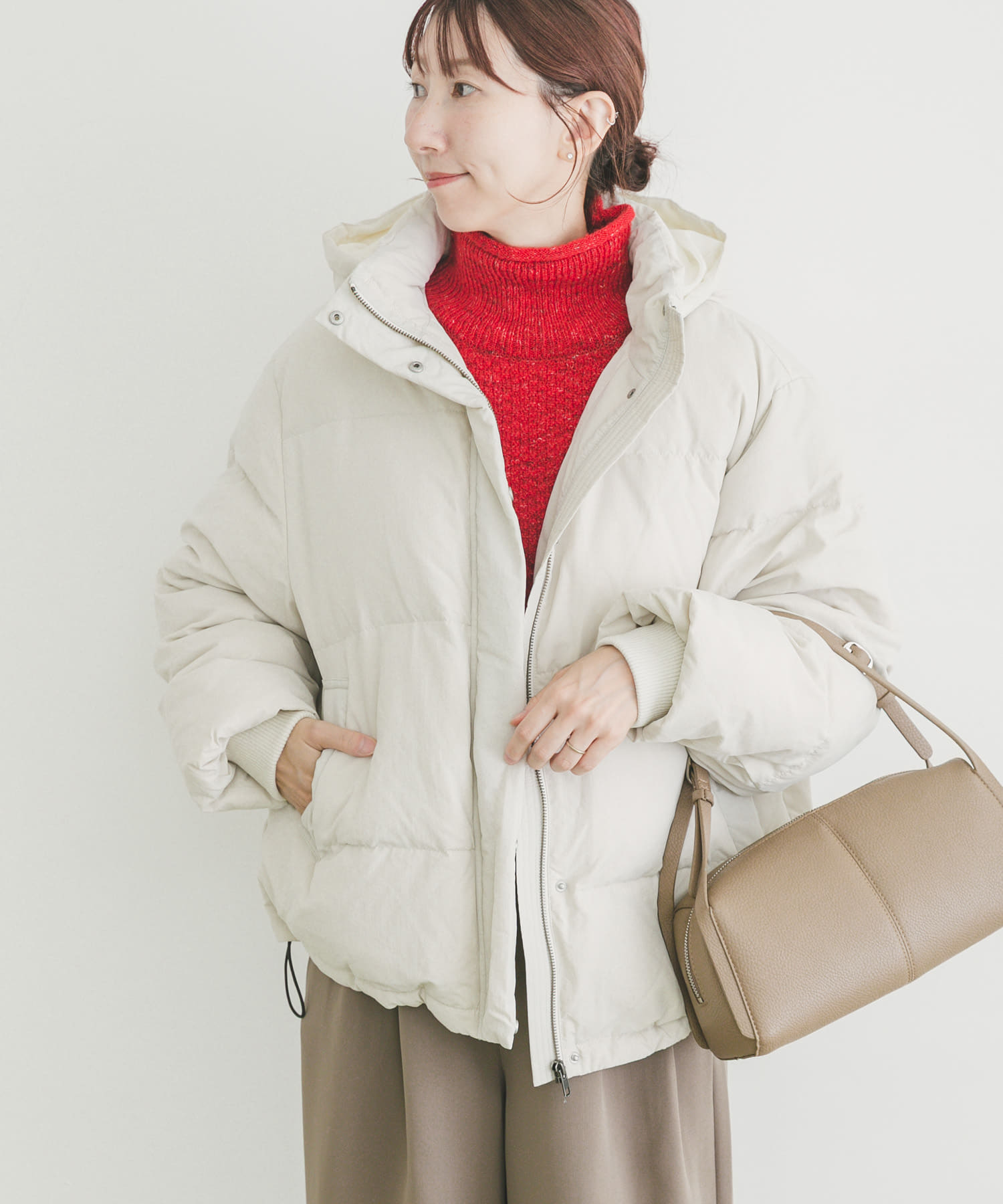 フードダウンジャケット