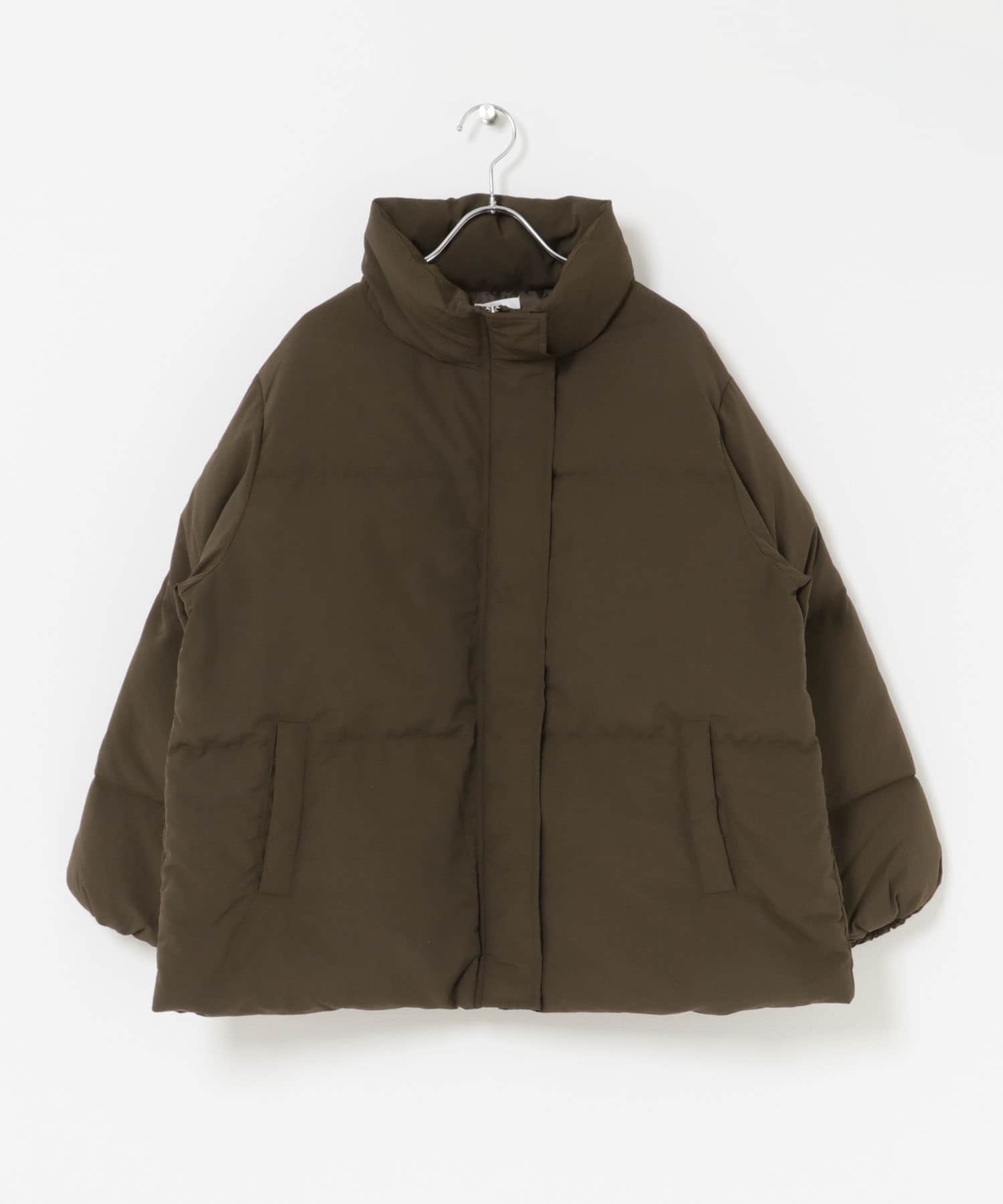 スタンドカラーダウン BRN FREE