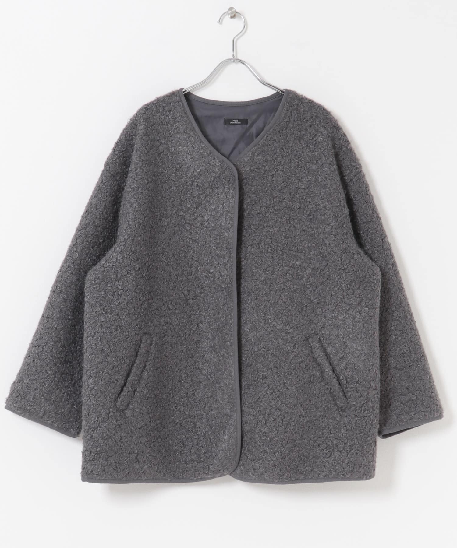 ボアジャケット GRY Free