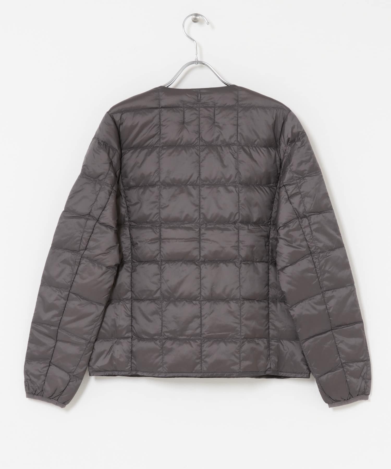 TAION　CREW NECK BUTTON DOWN JACKET GRY M