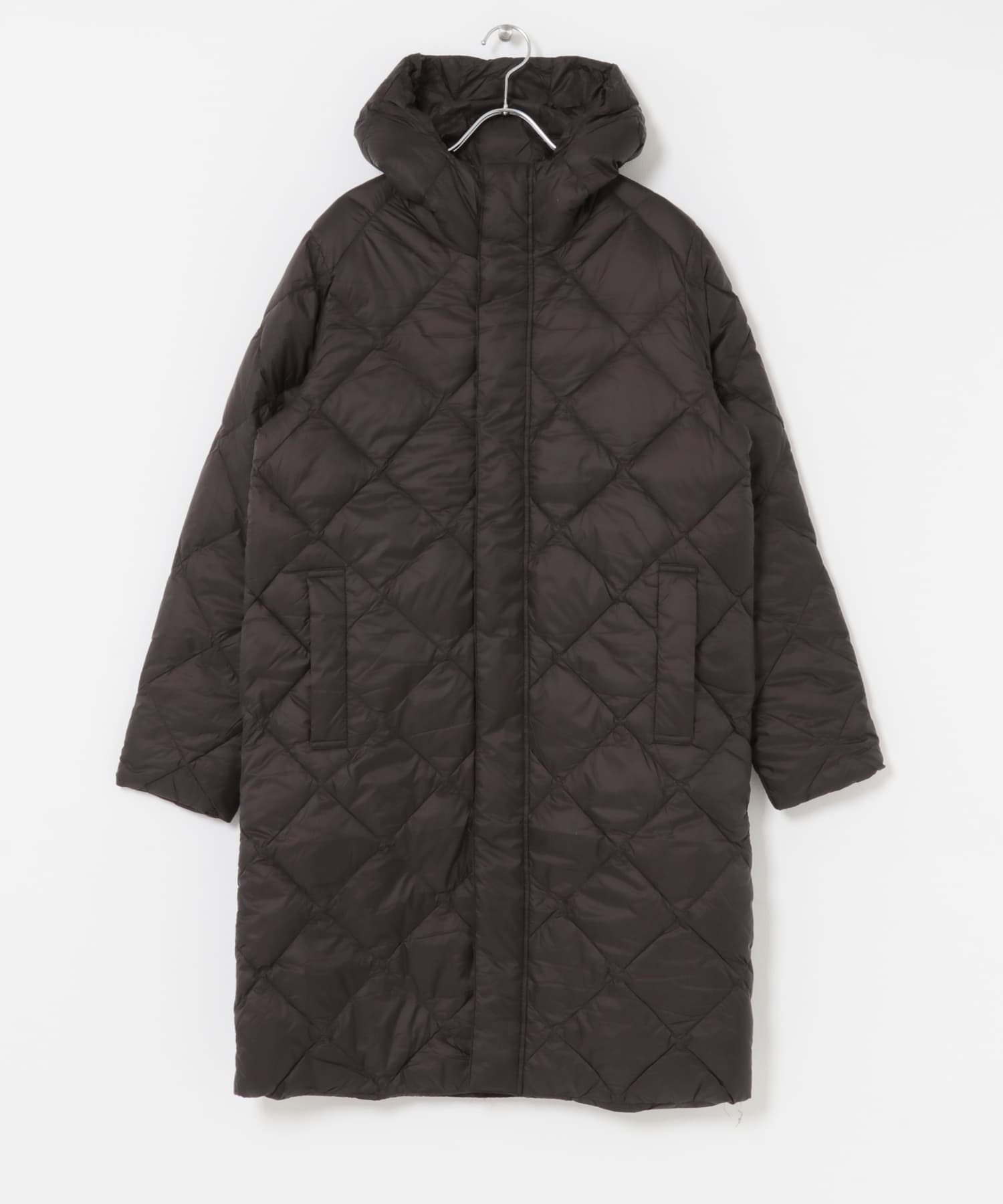 TAION　HOOD LONG DOWN JACKET