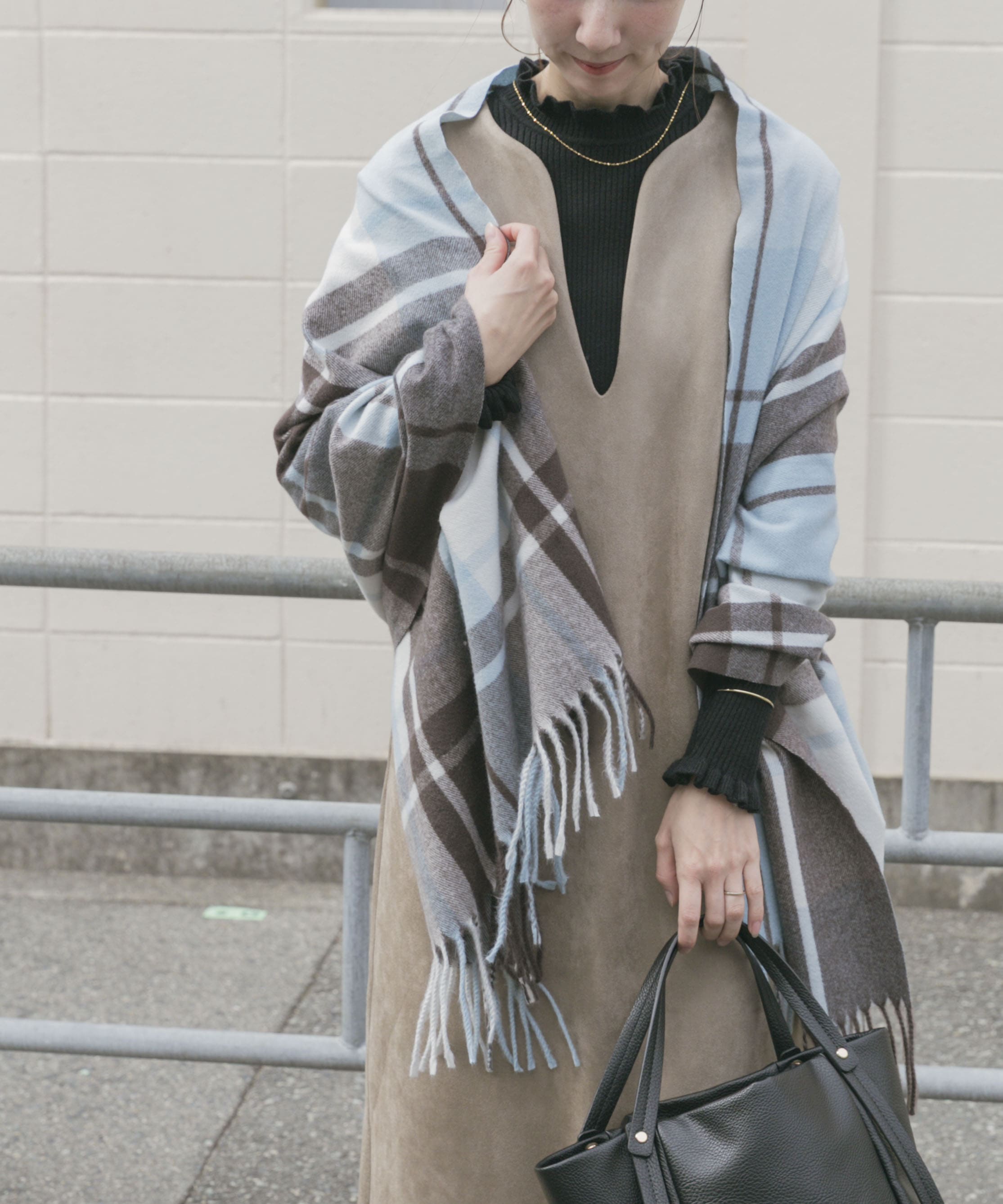 チェックストール