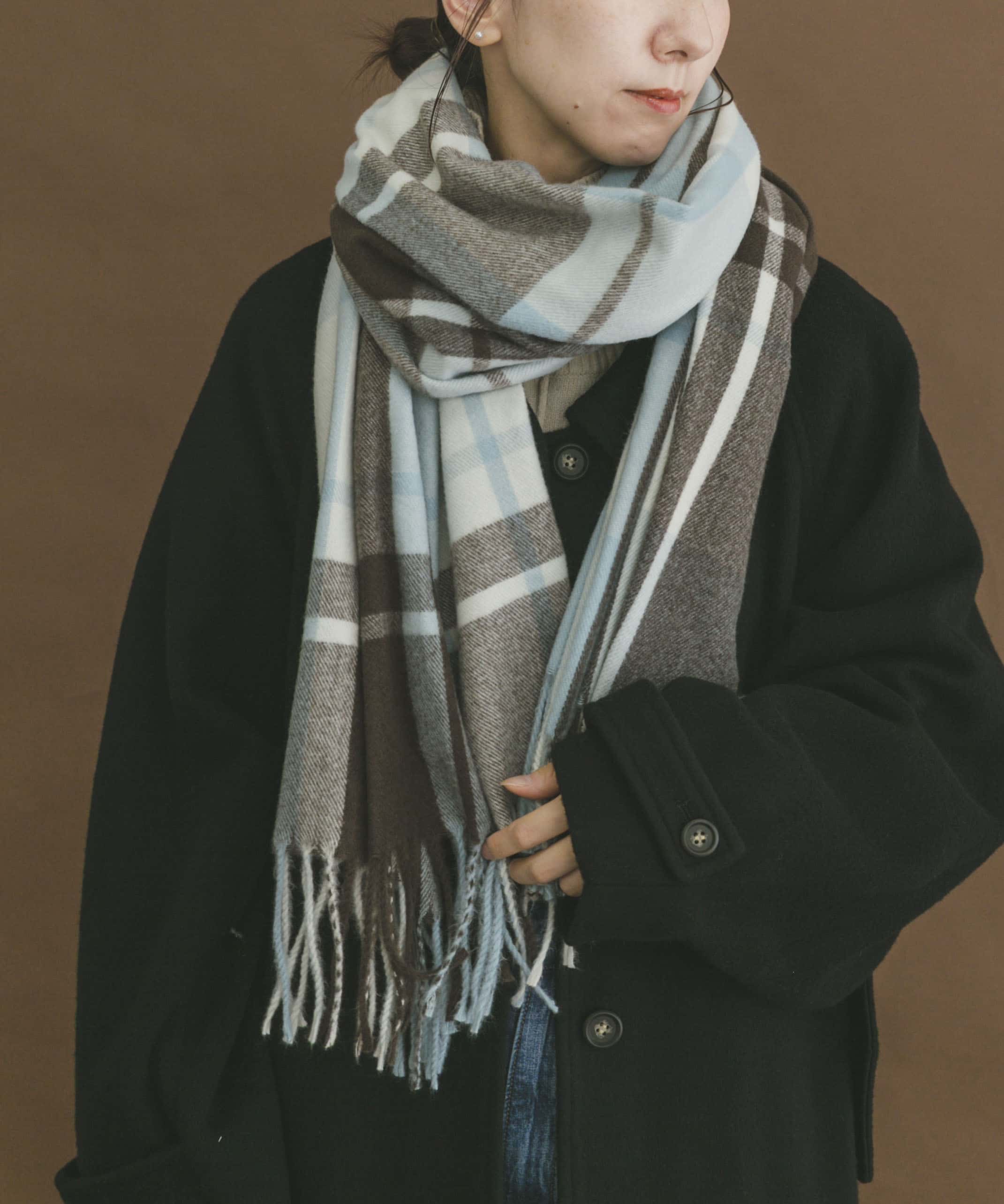 チェックストール L.BLU -