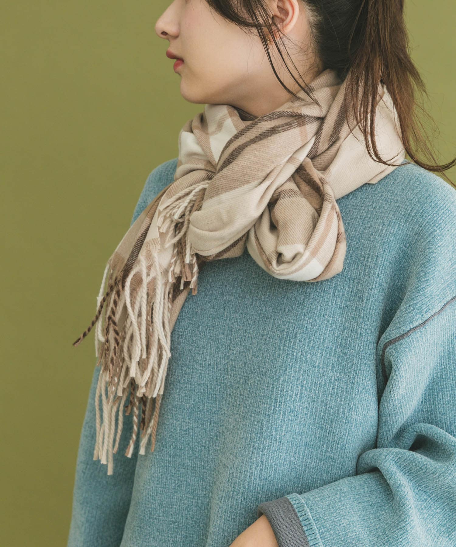 チェックストール