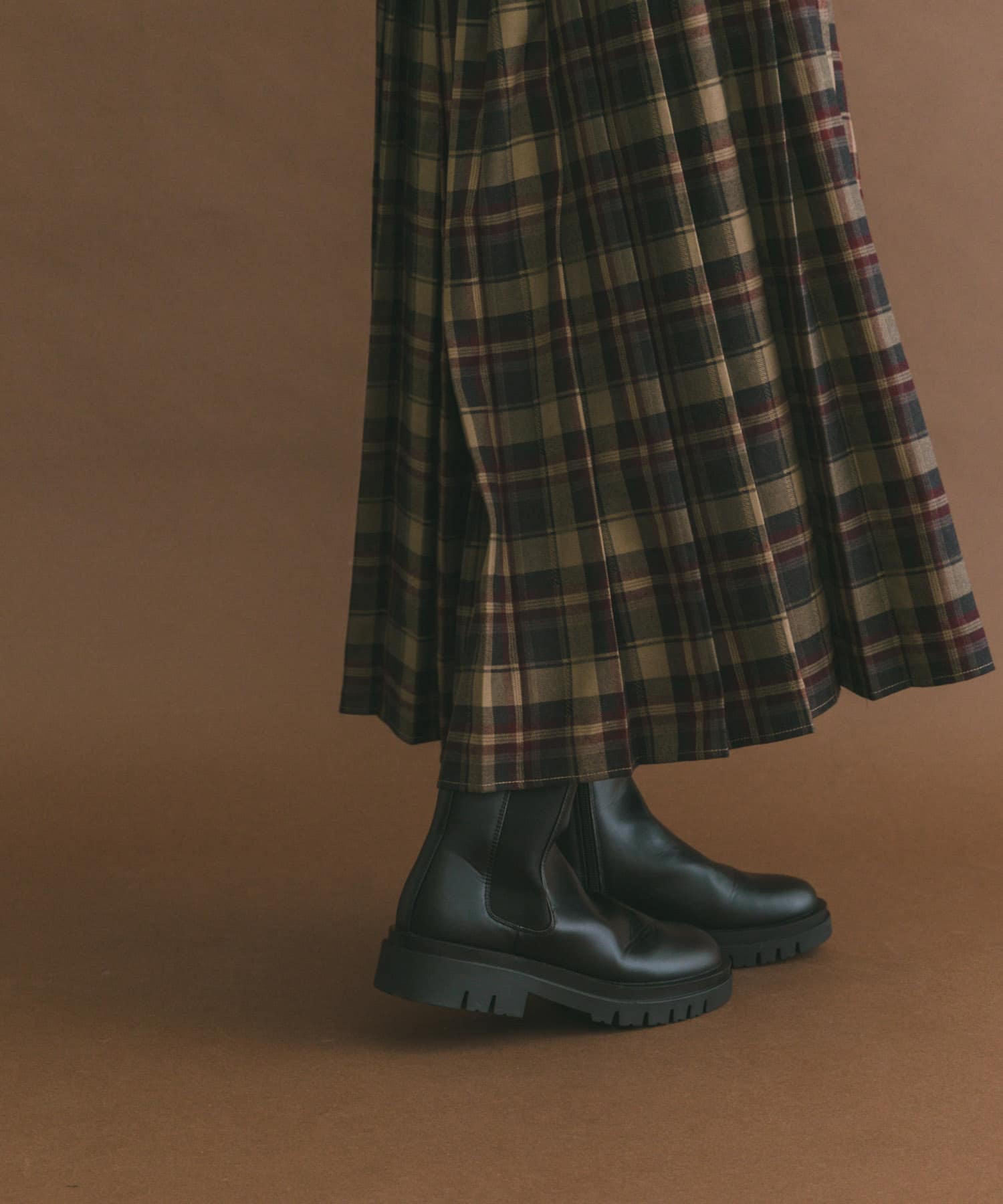 サイドゴアブーツ BLK S