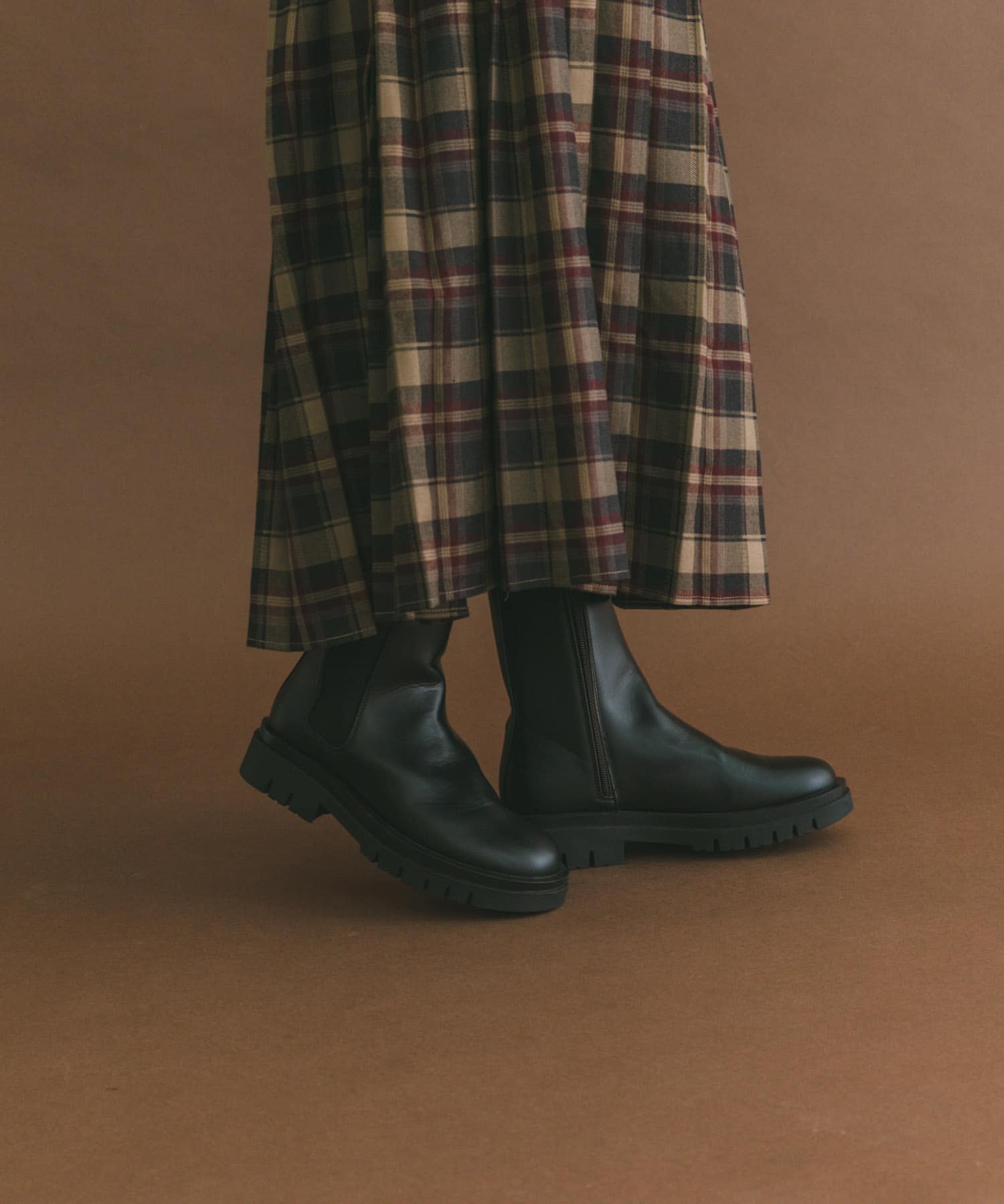 サイドゴアブーツ BLK S