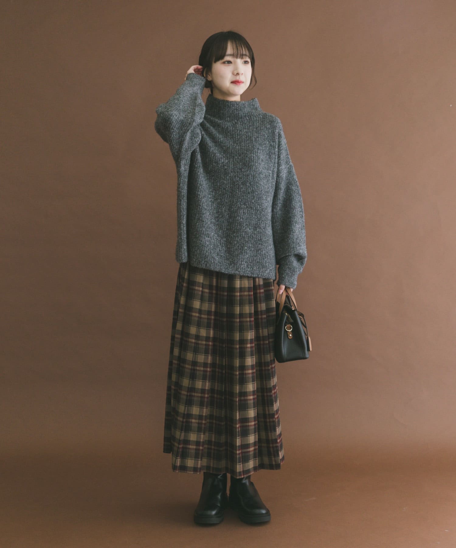 サイドゴアブーツ BLK S