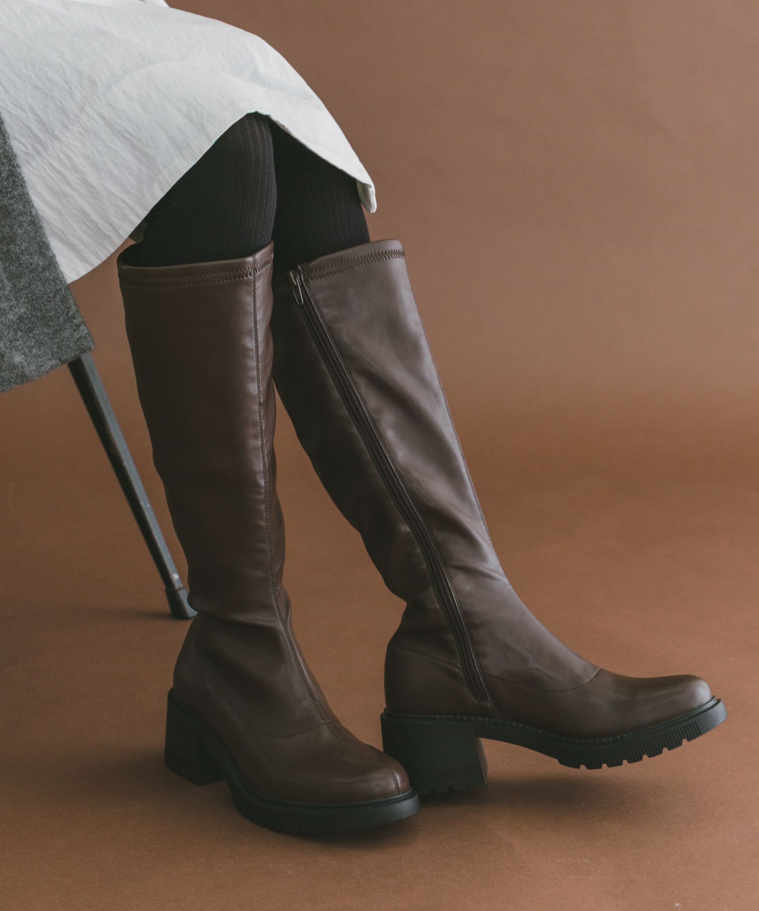 ストレッチロングブーツ