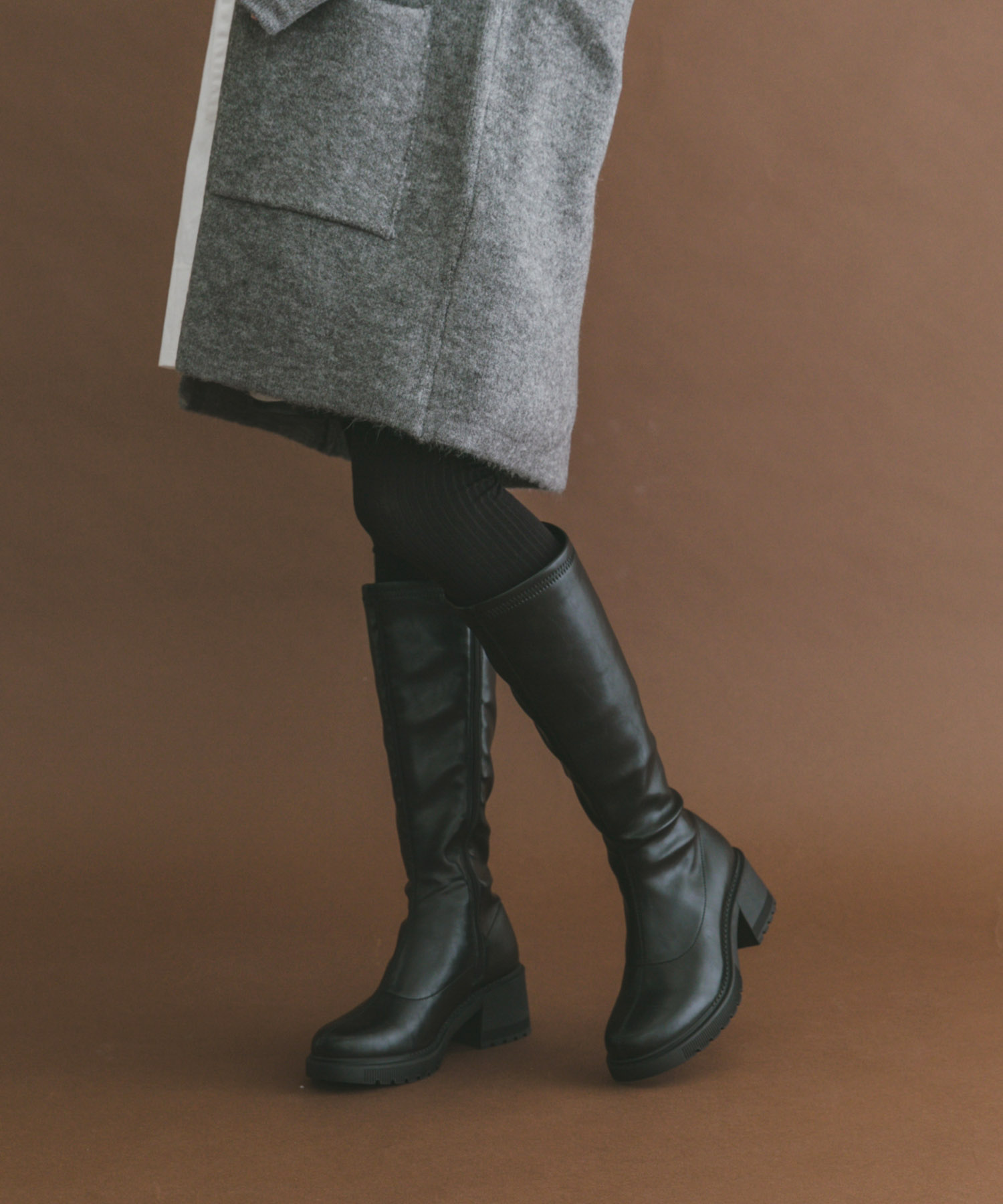 ストレッチロングブーツ