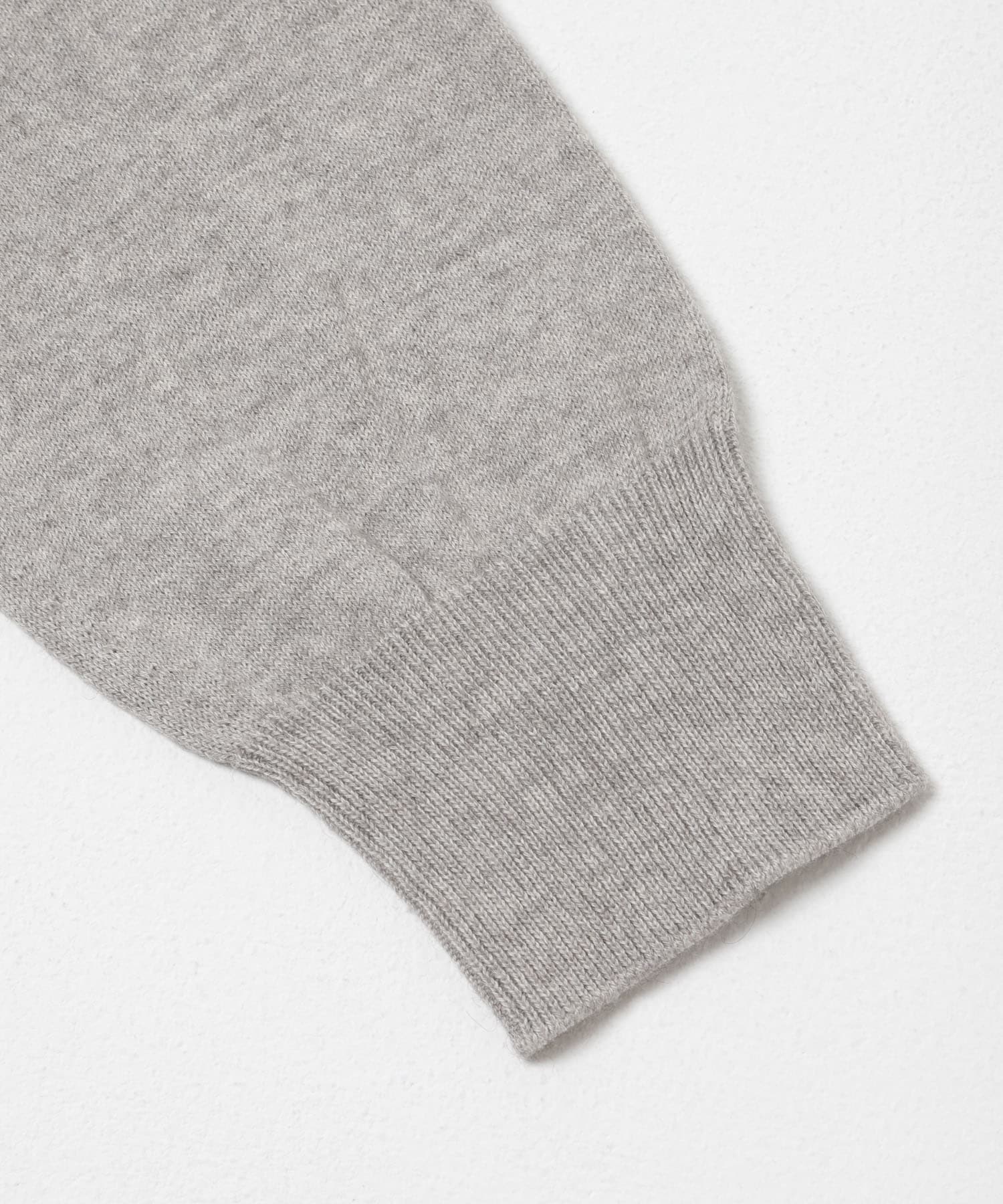 unfil　SOFT YAK COTTON KNIT PULLOVER BEIGE 1