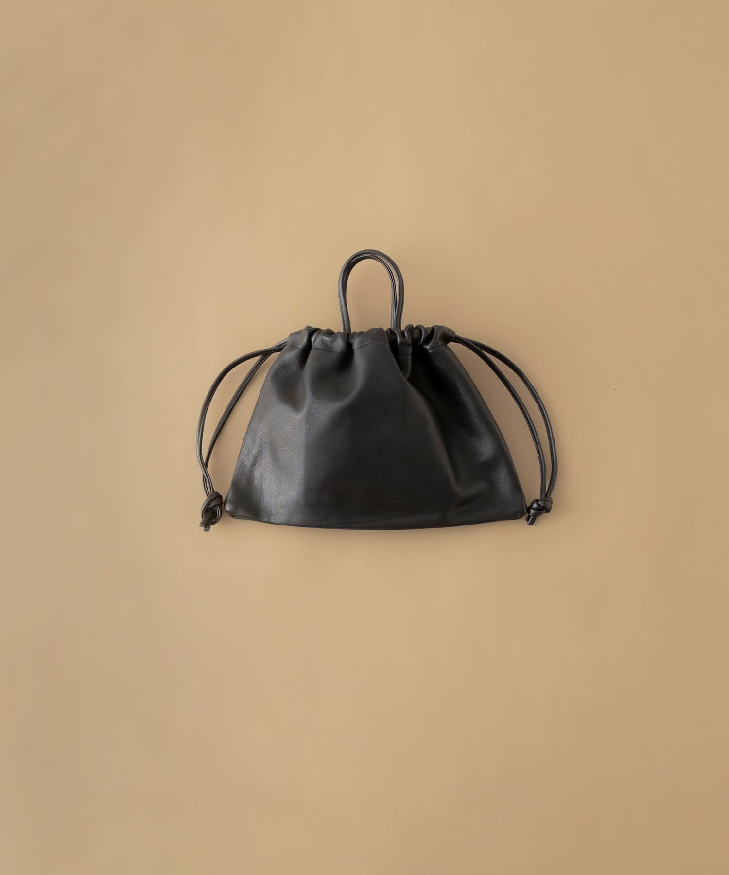 MORMYRUS　巾着バッグ BLACK Free