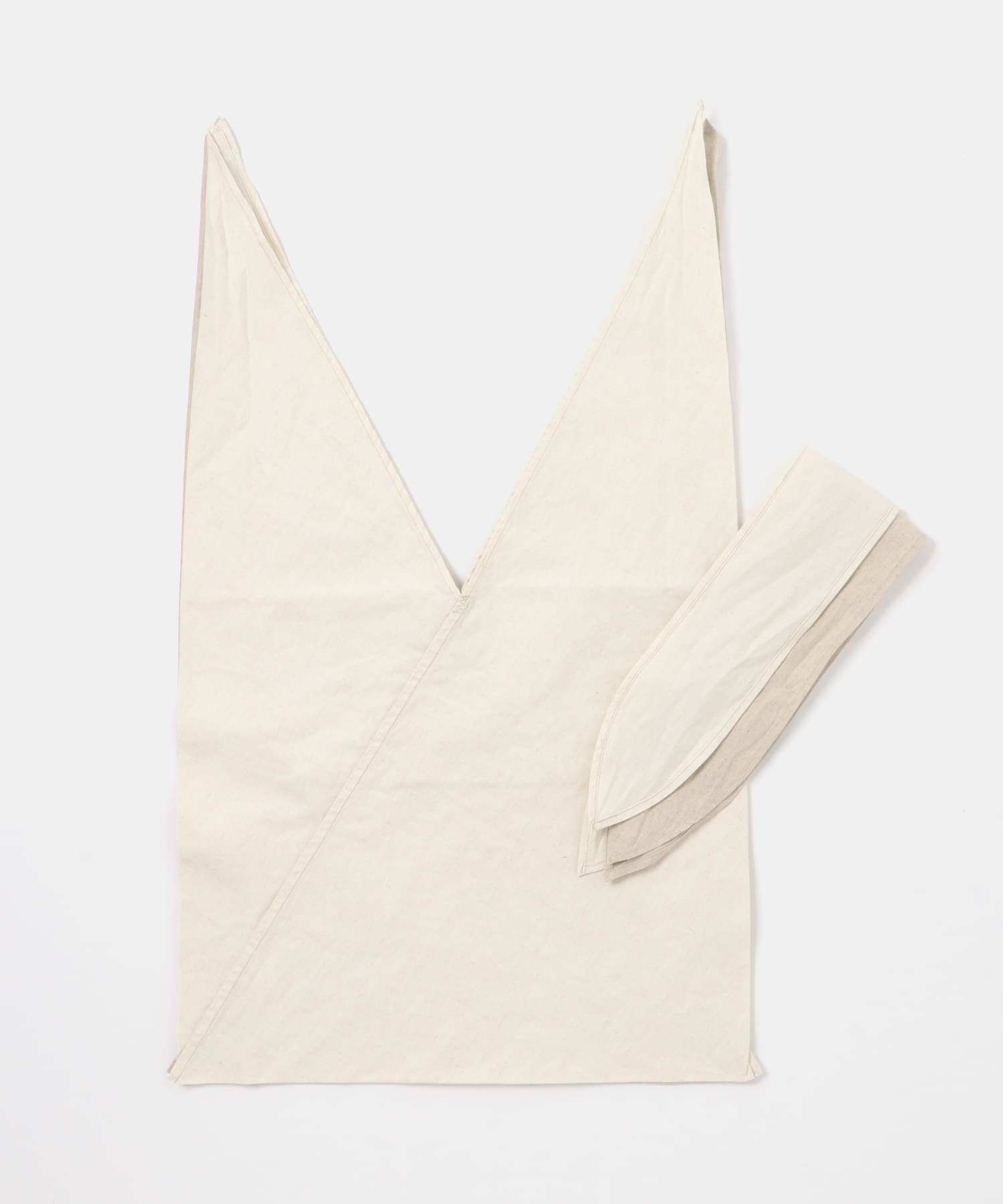 MITTAN　大麻綿ウェザーWあずま袋 大 白×生成 One