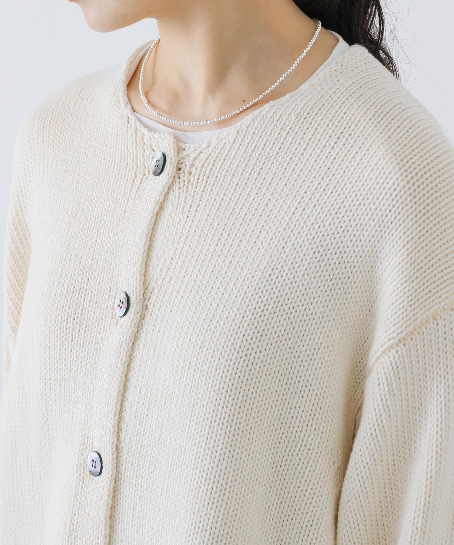 ERICKA NICOLAS BEGAY　PLAIN DESIGN NECKLACE 45