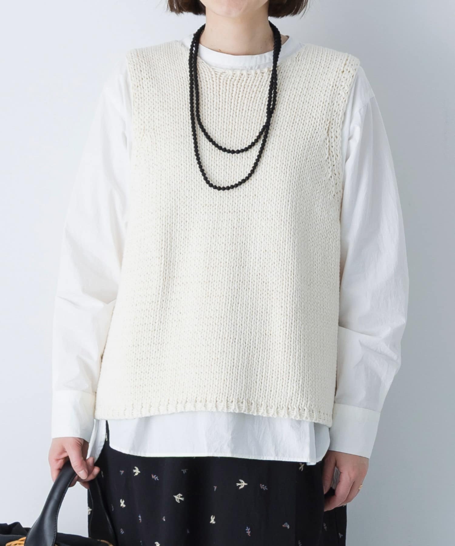 CITRUS　GUDLI NECKLACE Black -0