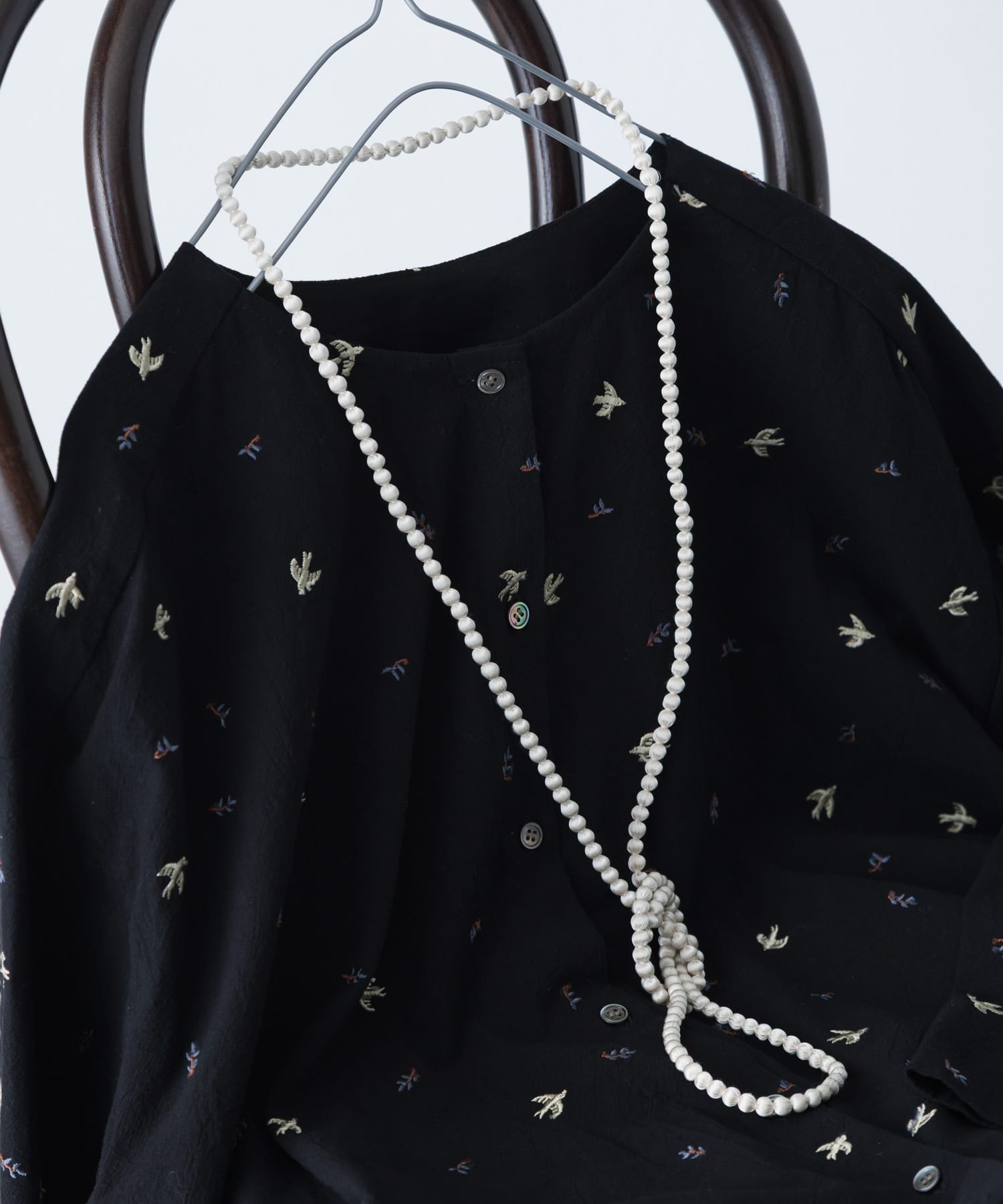 CITRUS　GUDLI NECKLACE L Grey -0