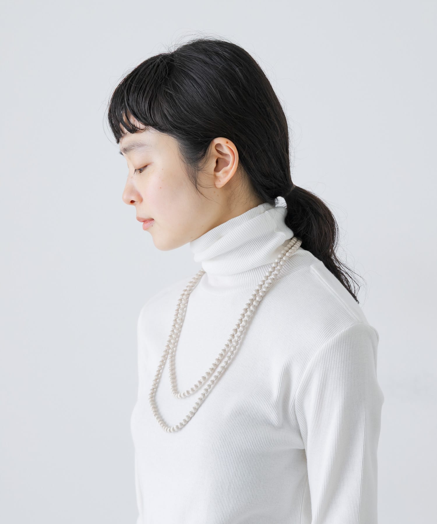 CITRUS　GUDLI NECKLACE L Grey -0